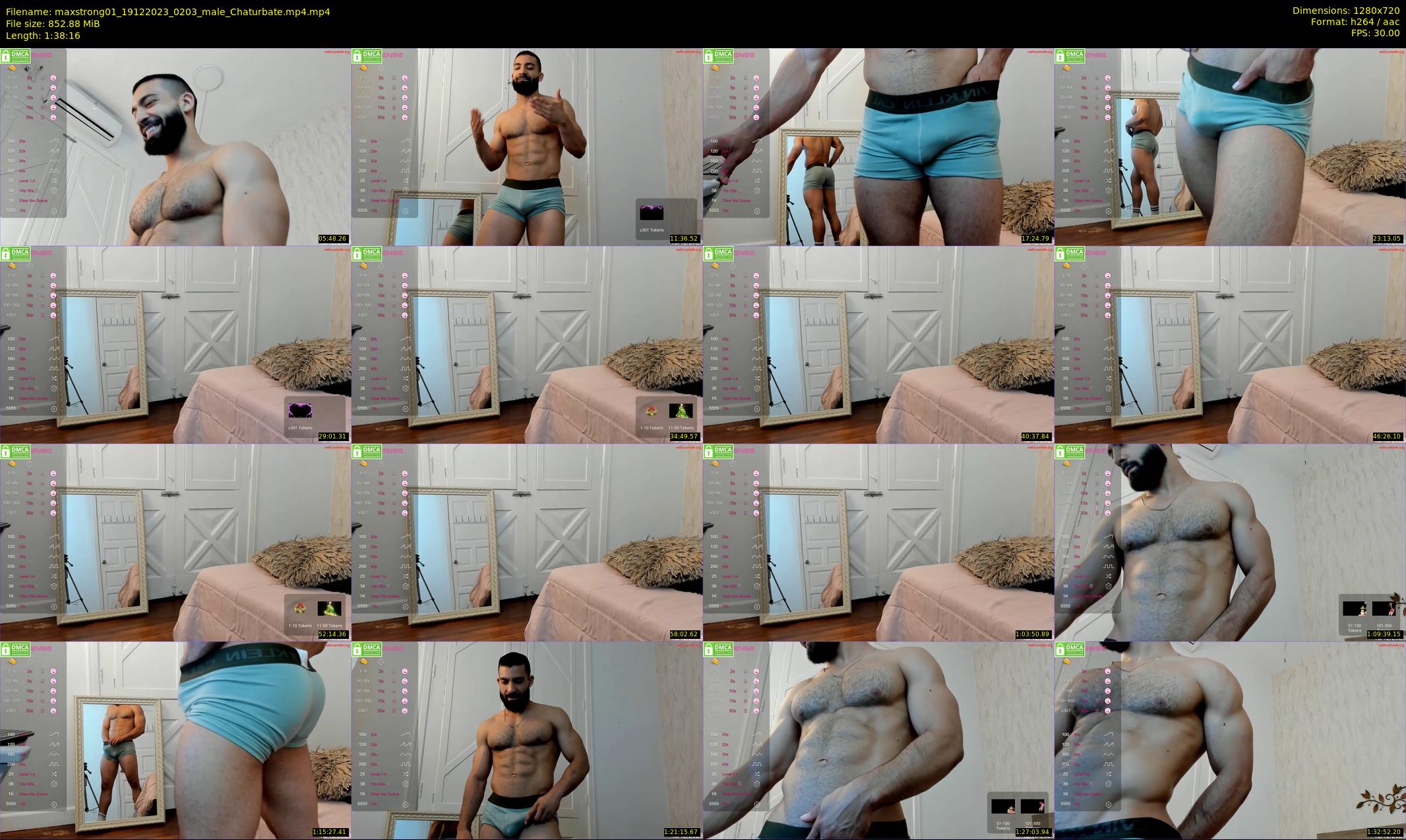 maxstrong01 — 99 minute Chaturbate male cam show recording, 720p, Dec 19, 2023
