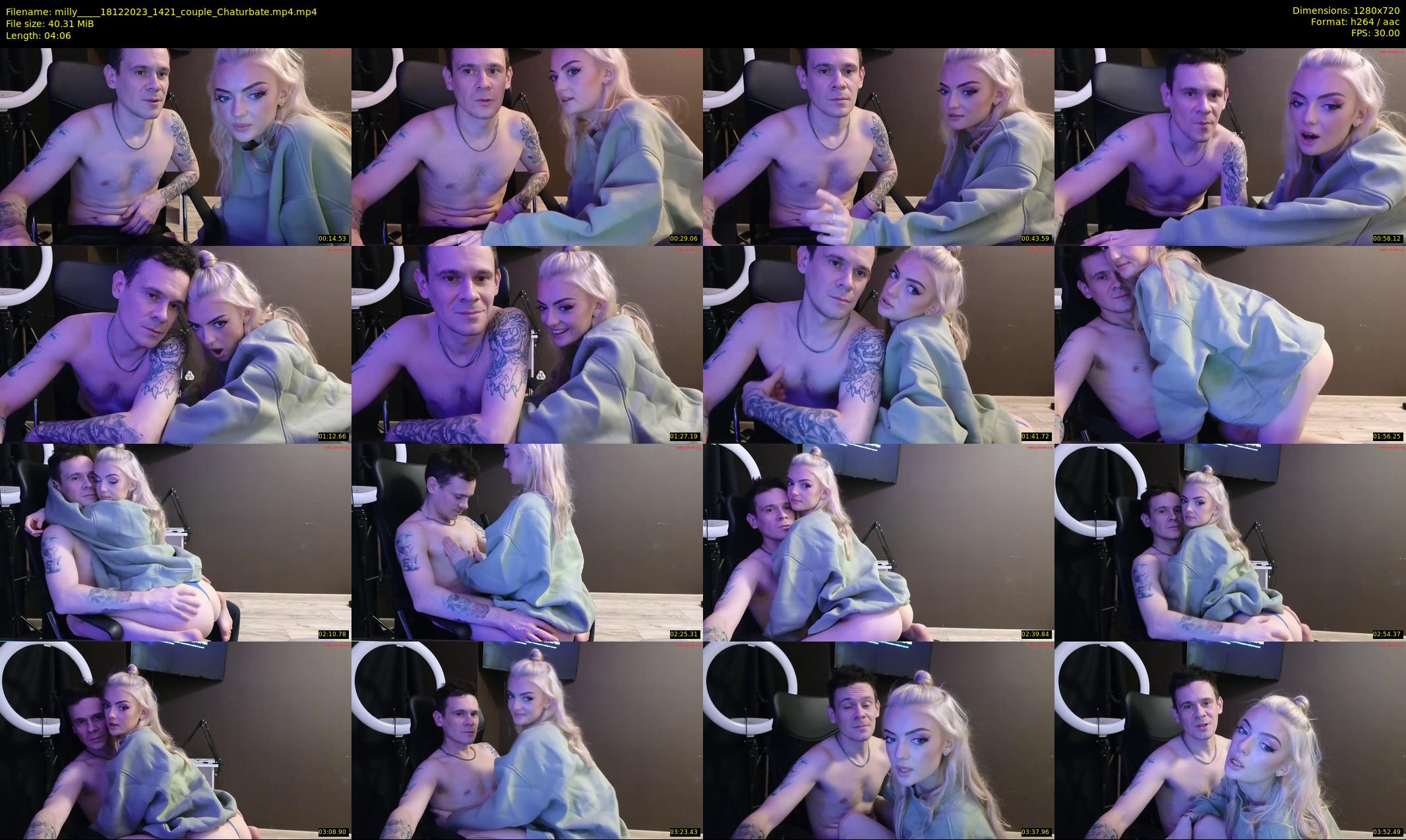 milly____ — 5 minute Chaturbate couple cam show recording, 720p, Dec 18, 2023