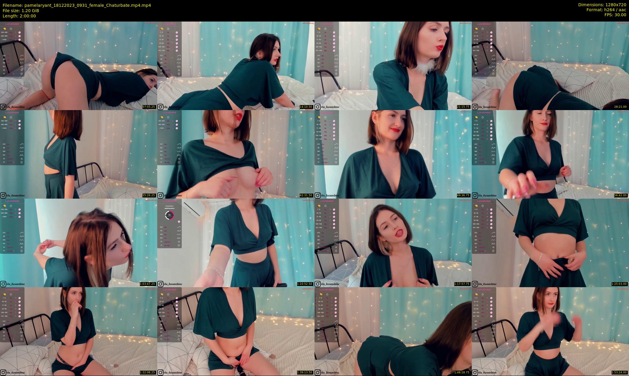 pamelaryant — 120 minute Chaturbate female cam show recording, 720p, Dec 18, 2023