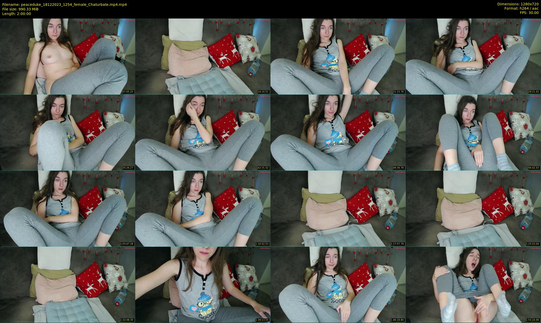 peaceduke — 120 minute Chaturbate female cam show recording, 720p, Dec 18, 2023
