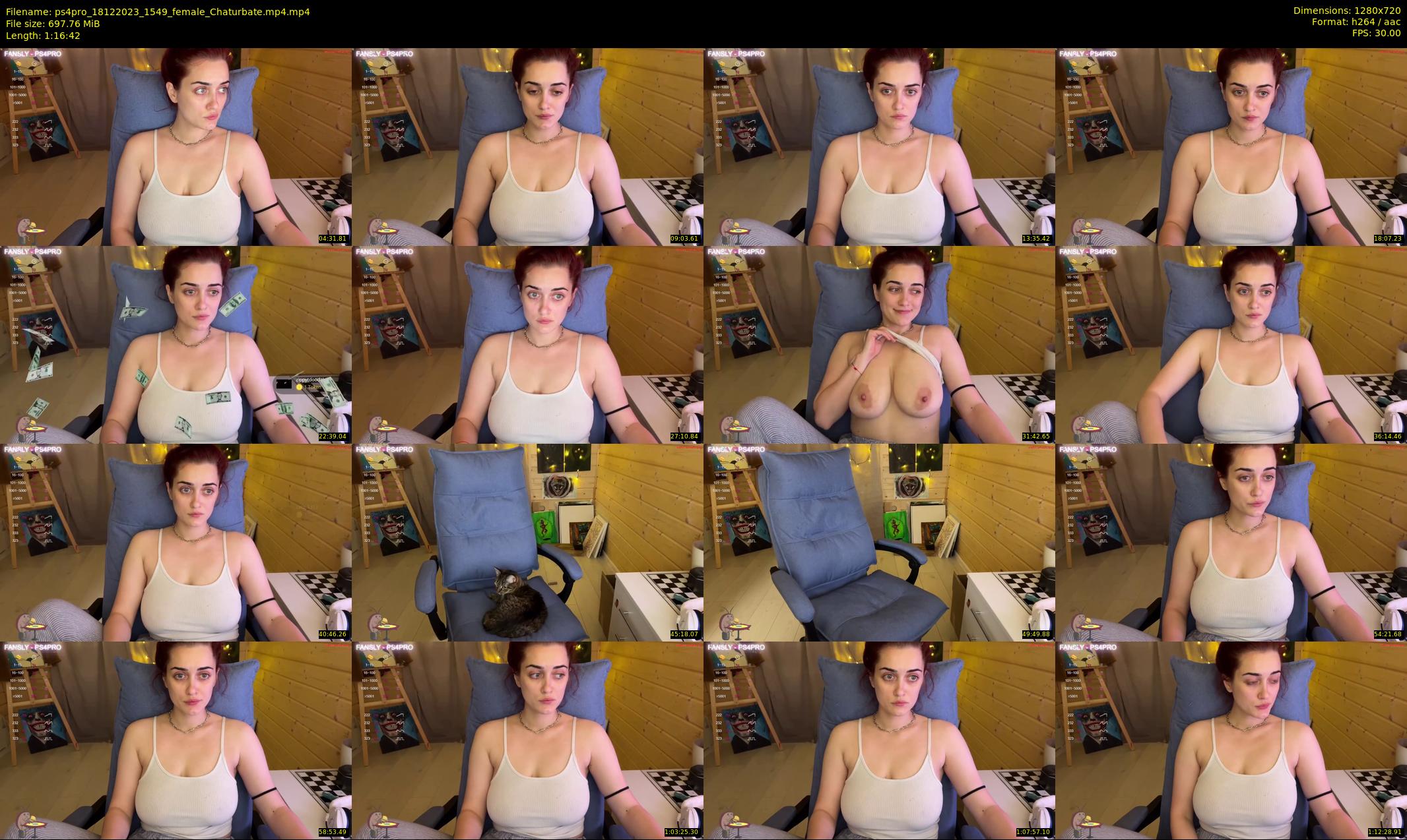 ps4pro — 77 minute Chaturbate female cam show recording, 720p, Dec 18, 2023
