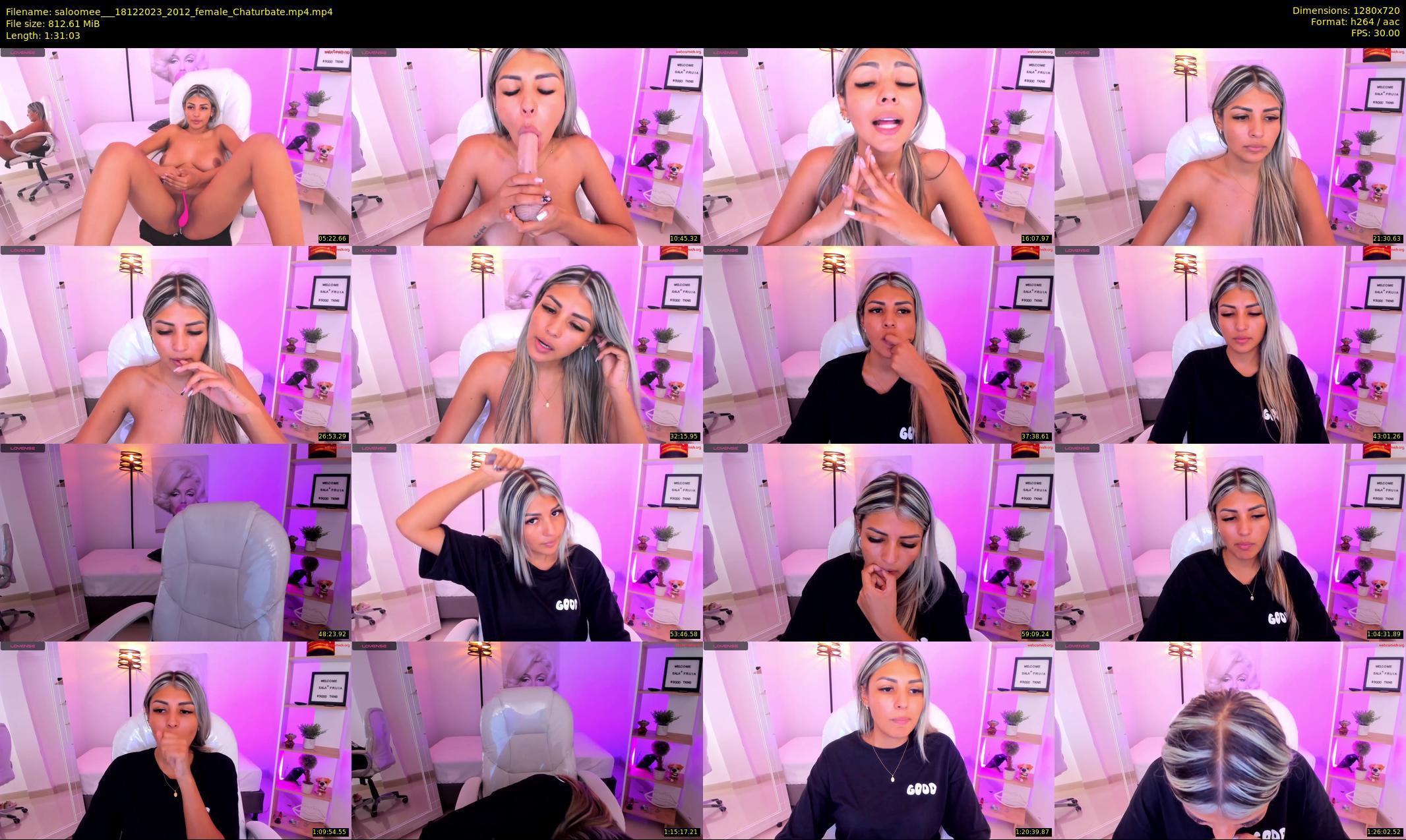 saloomee__ — 92 minute Chaturbate female cam show recording, 720p, Dec 18, 2023