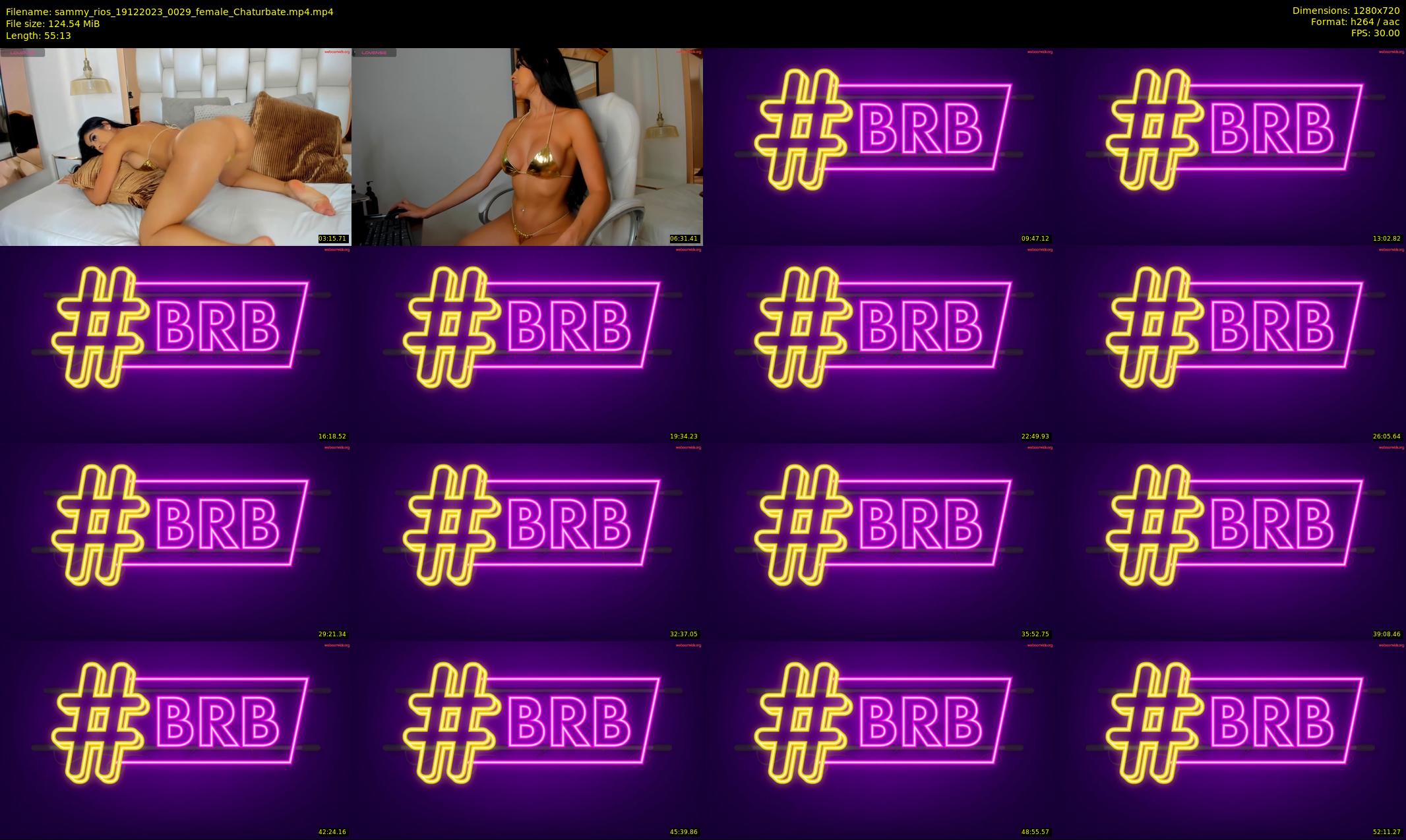 sammy_rios — 56 minute Chaturbate female cam show recording, 720p, Dec 19, 2023