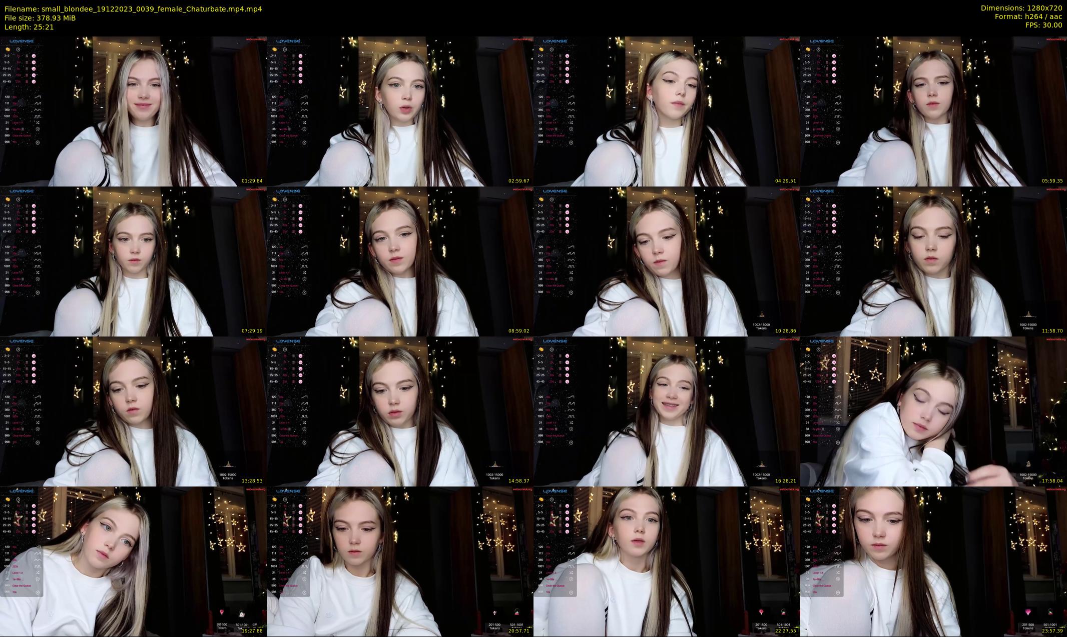 small_blondee — 26 minute Chaturbate female cam show recording, 720p, Dec 19, 2023