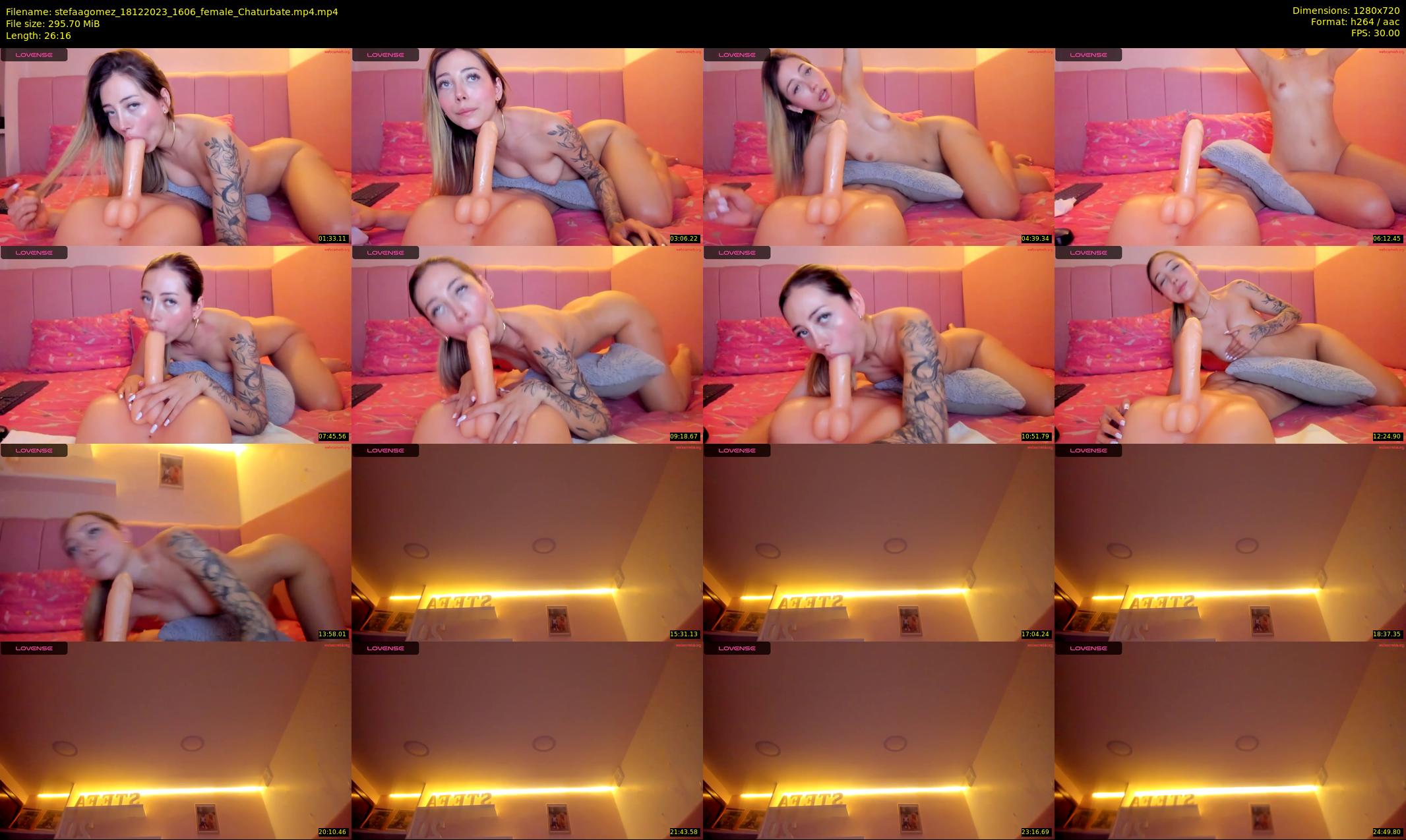 stefaagomez — 27 minute Chaturbate female cam show recording, 720p, Dec 18, 2023