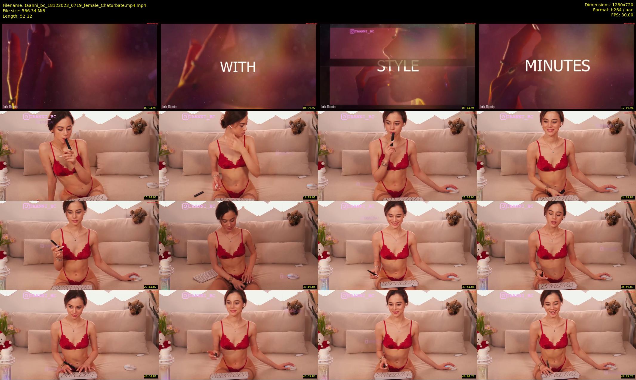 taanni_bc — 53 minute Chaturbate female cam show recording, 720p, Dec 18, 2023