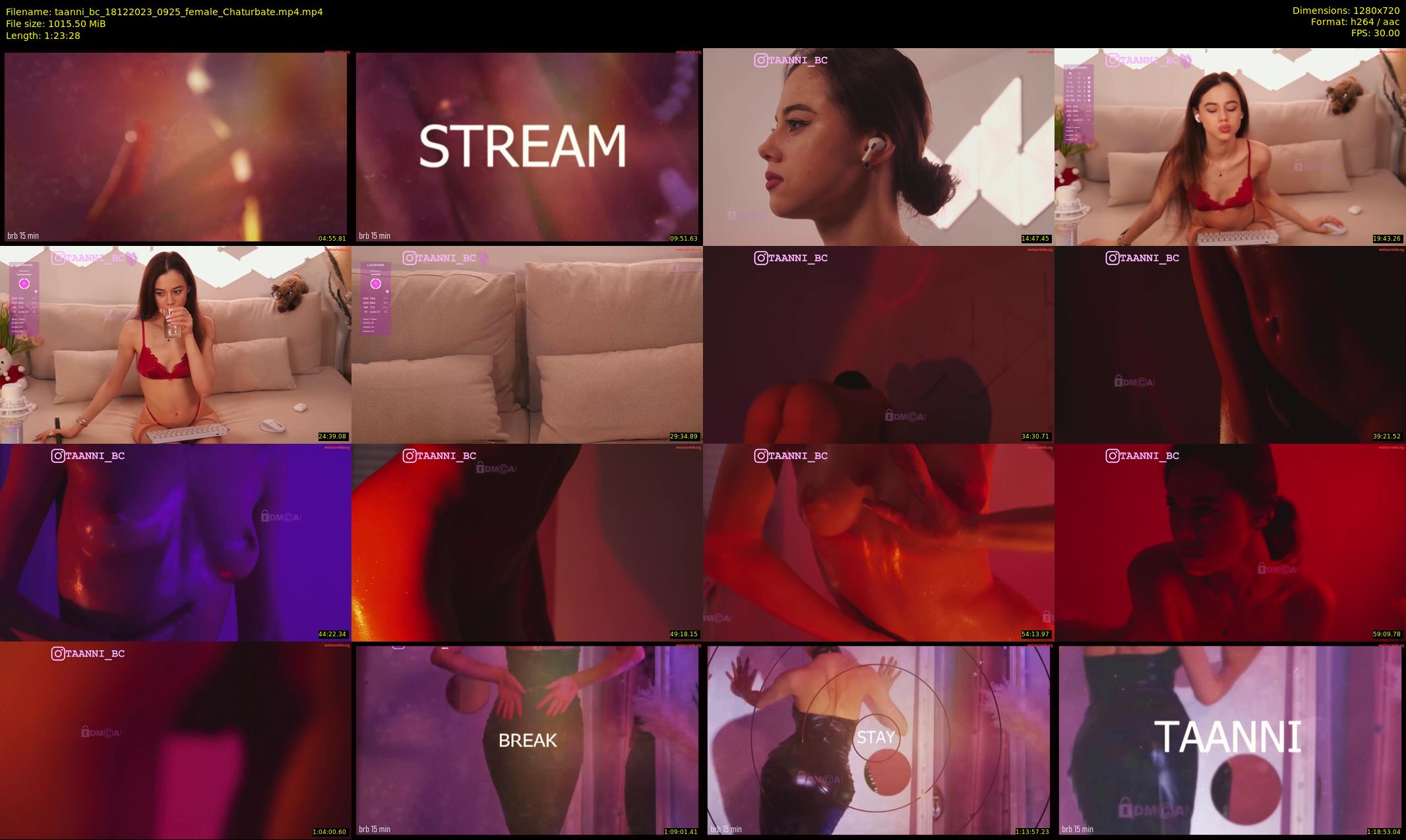 taanni_bc — 84 minute Chaturbate female cam show recording, 720p, Dec 18, 2023