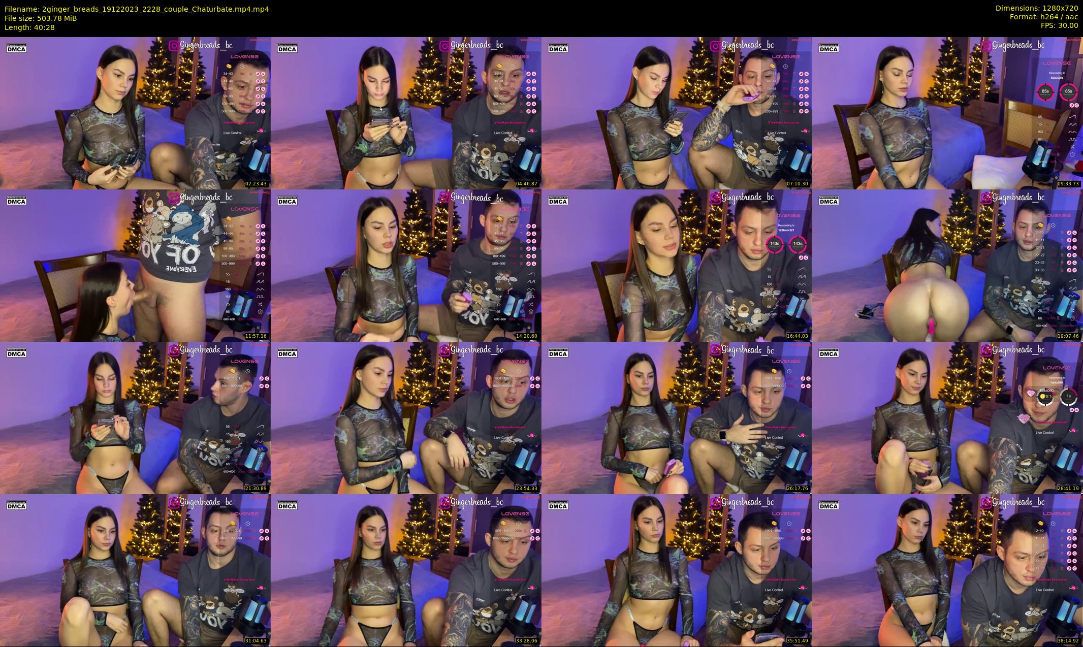 2ginger_breads — 41 minute Chaturbate couple cam show recording, 720p, Dec 19, 2023
