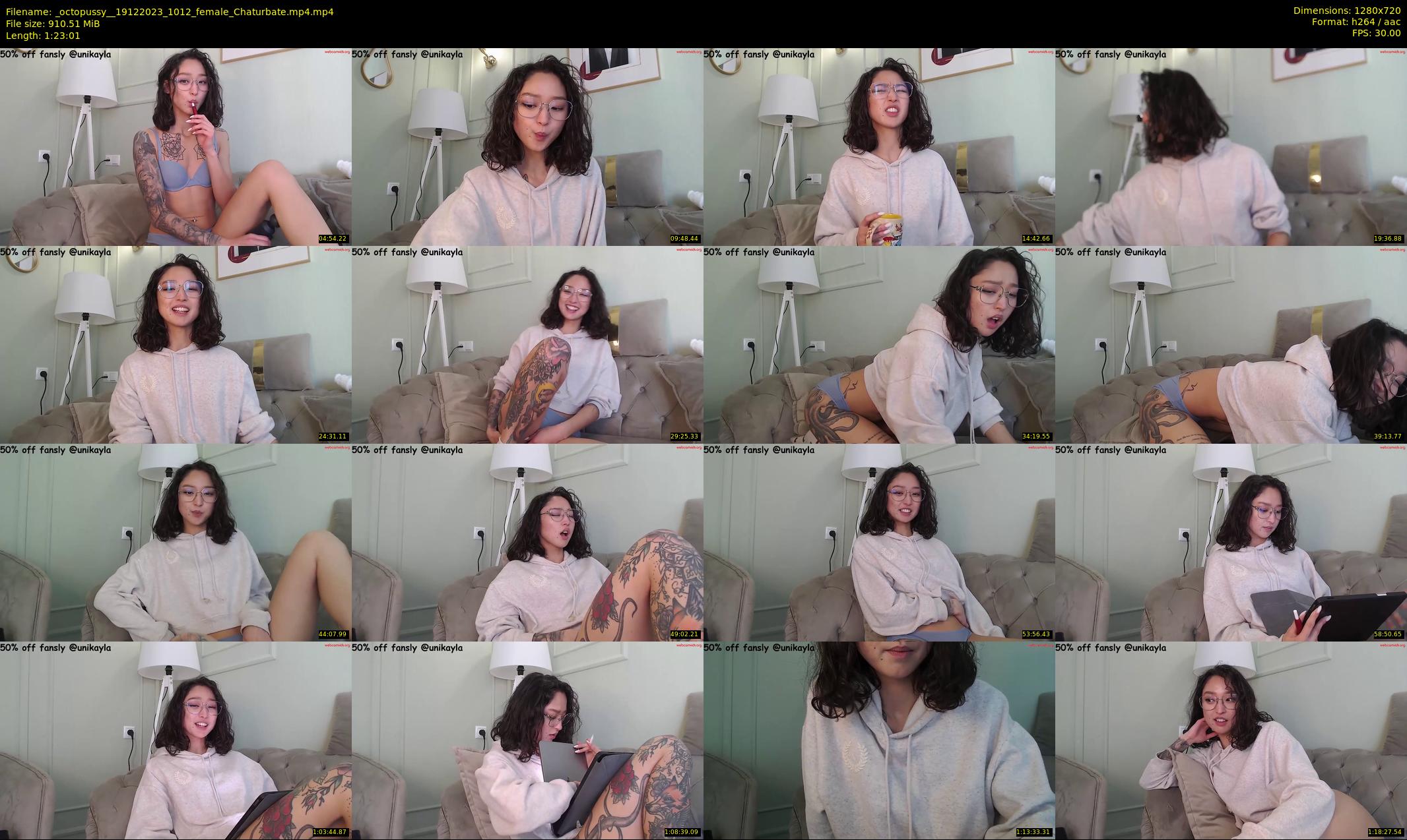 _octopussy_ — 84 minute Chaturbate female cam show recording, 720p, Dec 19, 2023