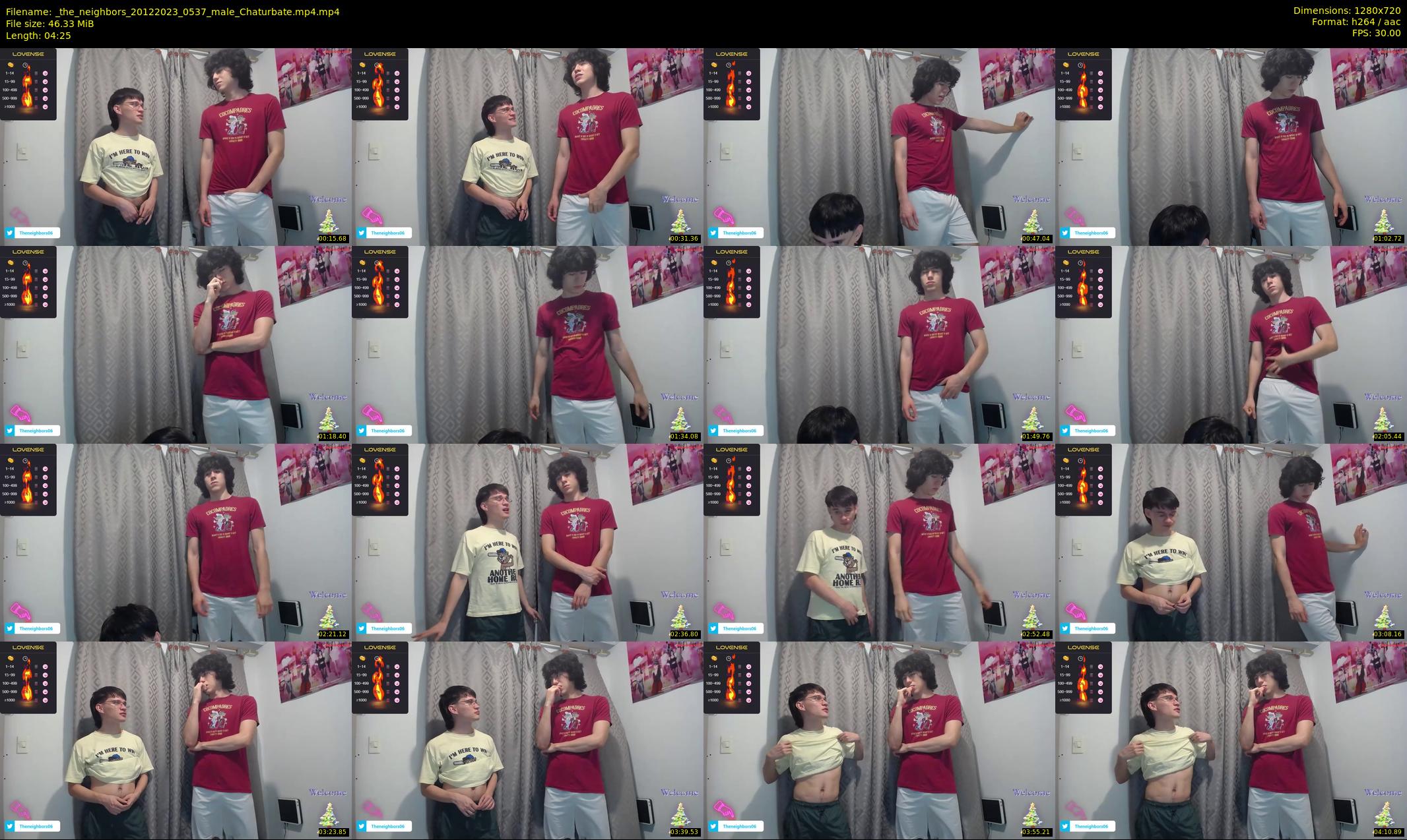 _the_neighbors — 5 minute Chaturbate male cam show recording, 720p, Dec 20, 2023