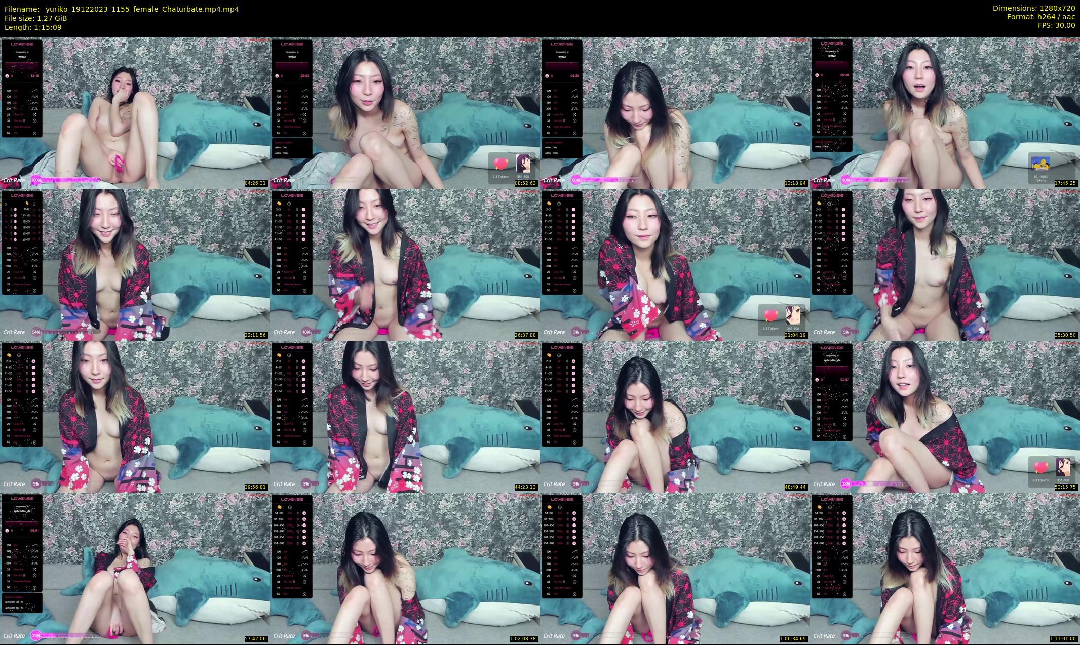 _yuriko — 76 minute Chaturbate female cam show recording, 720p, Dec 19, 2023