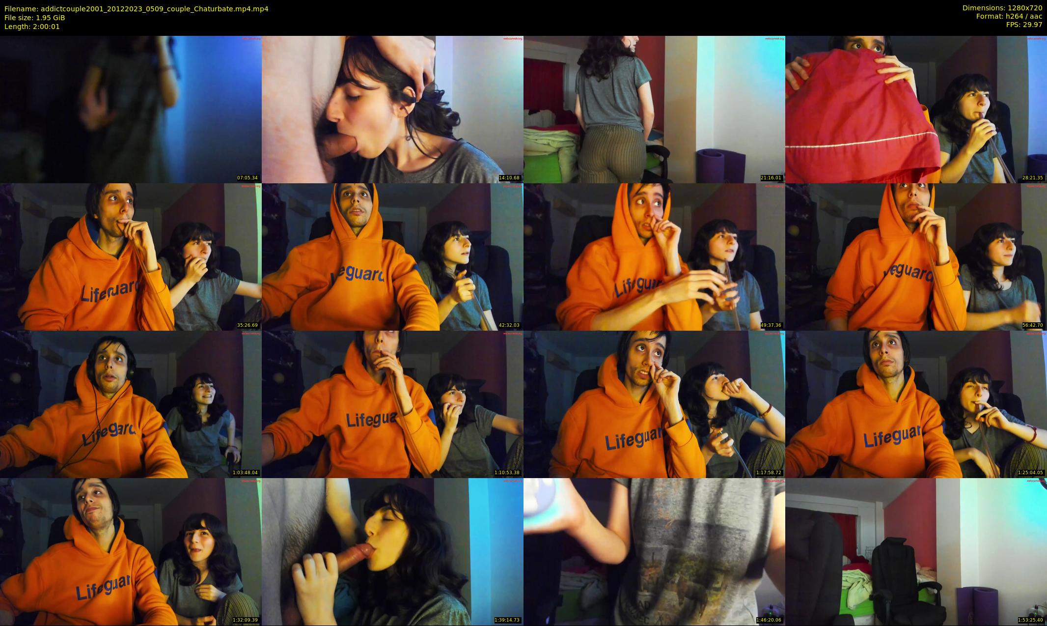 addictcouple2001 — 121 minute Chaturbate couple cam show recording, 720p, Dec 20, 2023