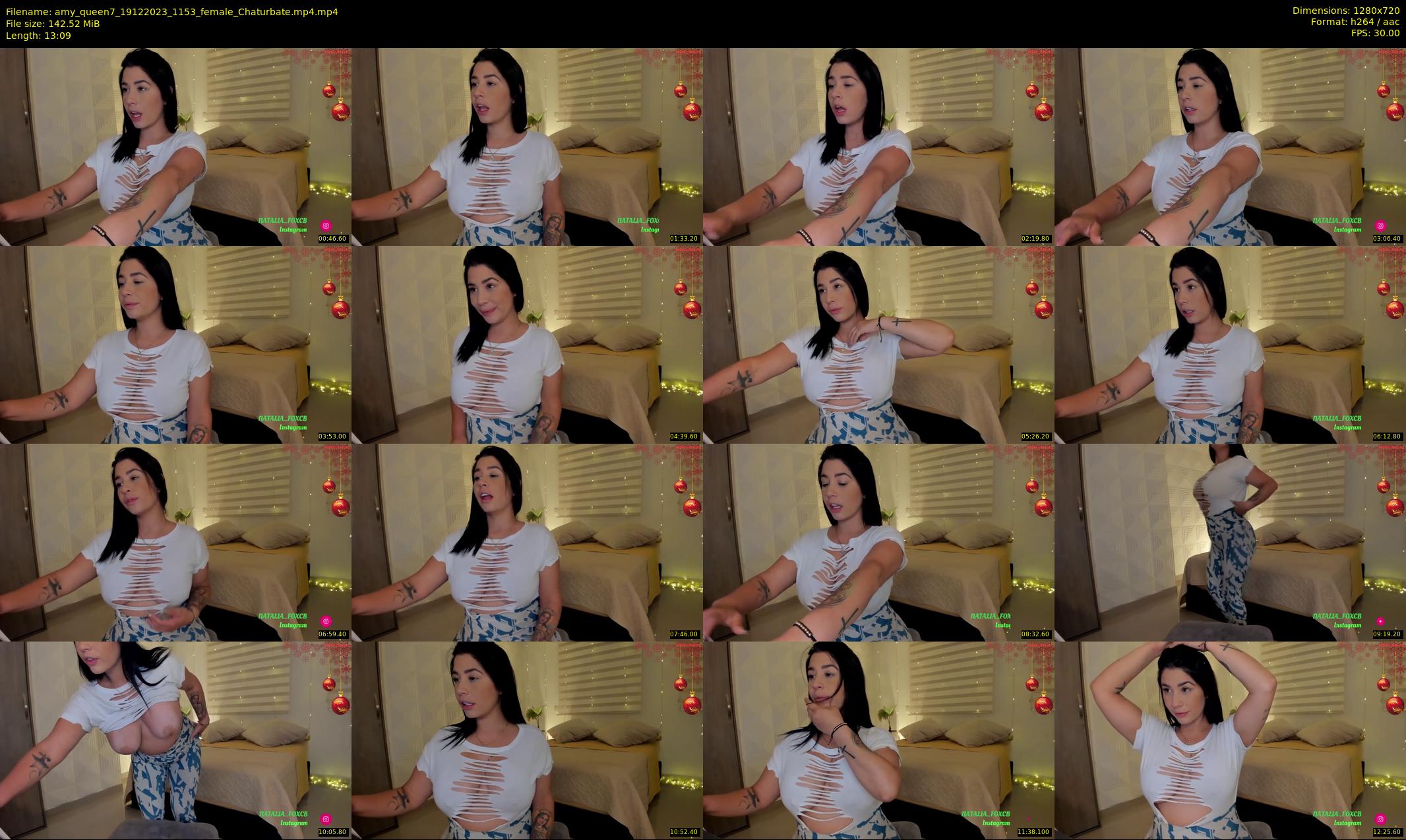amy_queen7 — 14 minute Chaturbate female cam show recording, 720p, Dec 19, 2023