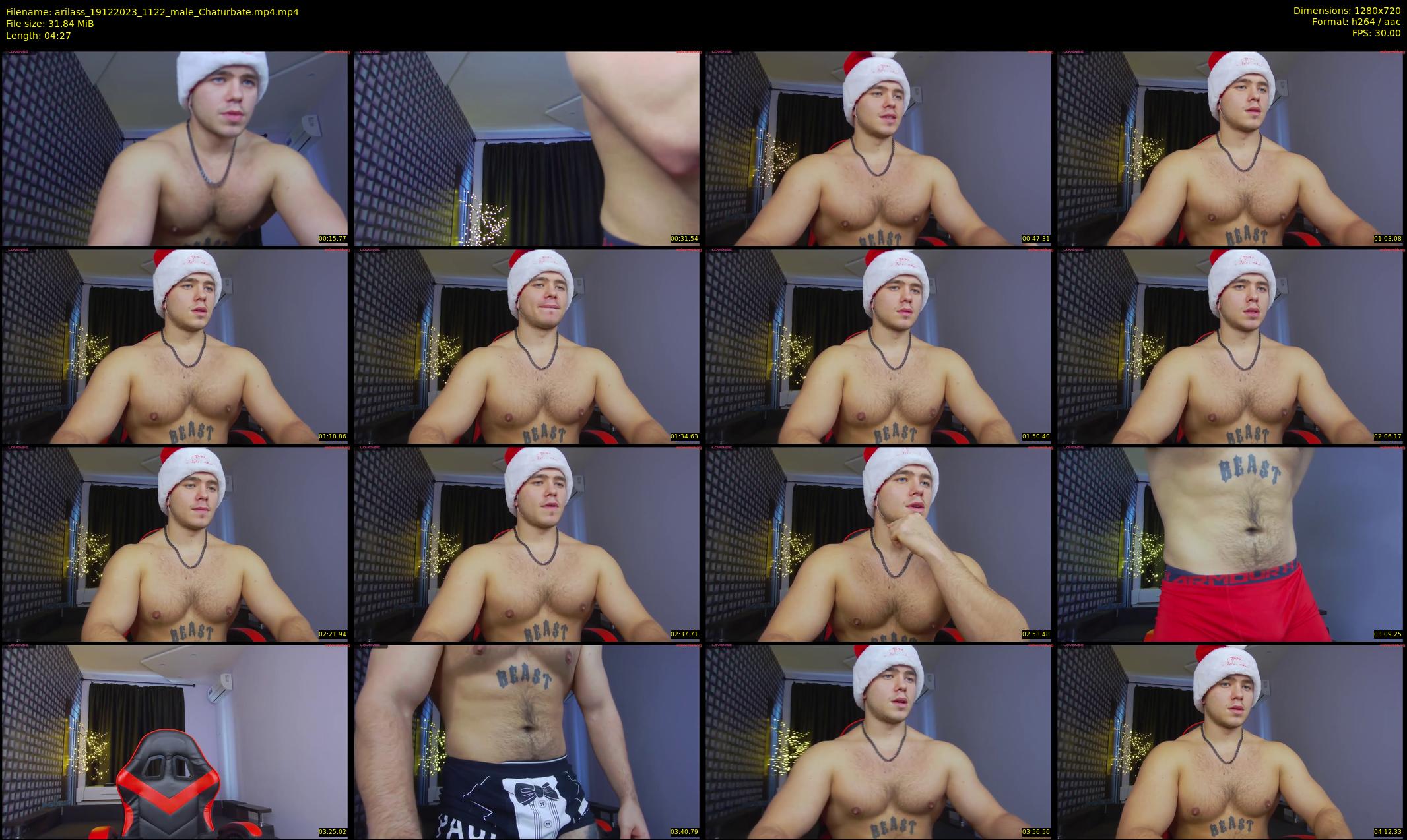 arilass — 5 minute Chaturbate male cam show recording, 720p, Dec 19, 2023