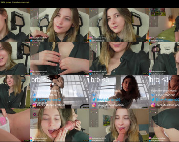 beckymartens — 120 minute Chaturbate female cam show recording, 720p, Dec 20, 2023