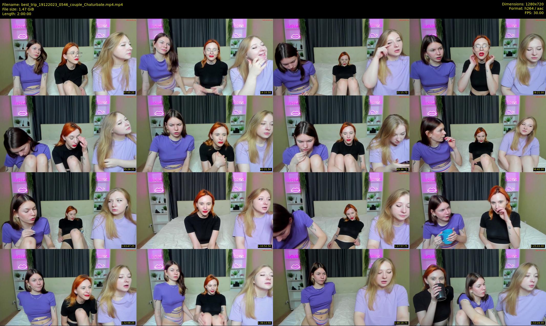 best_trip — 120 minute Chaturbate couple cam show recording, 720p, Dec 19, 2023