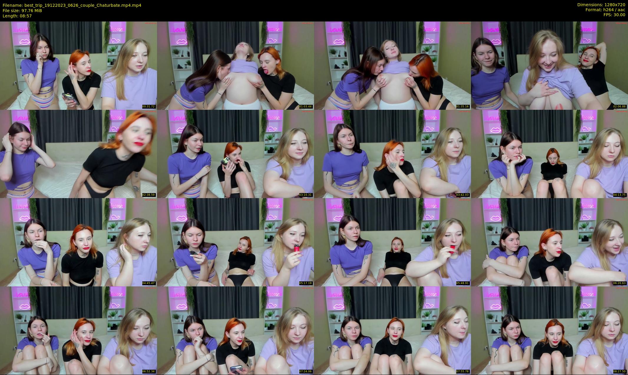 best_trip — 9 minute Chaturbate couple cam show recording, 720p, Dec 19, 2023