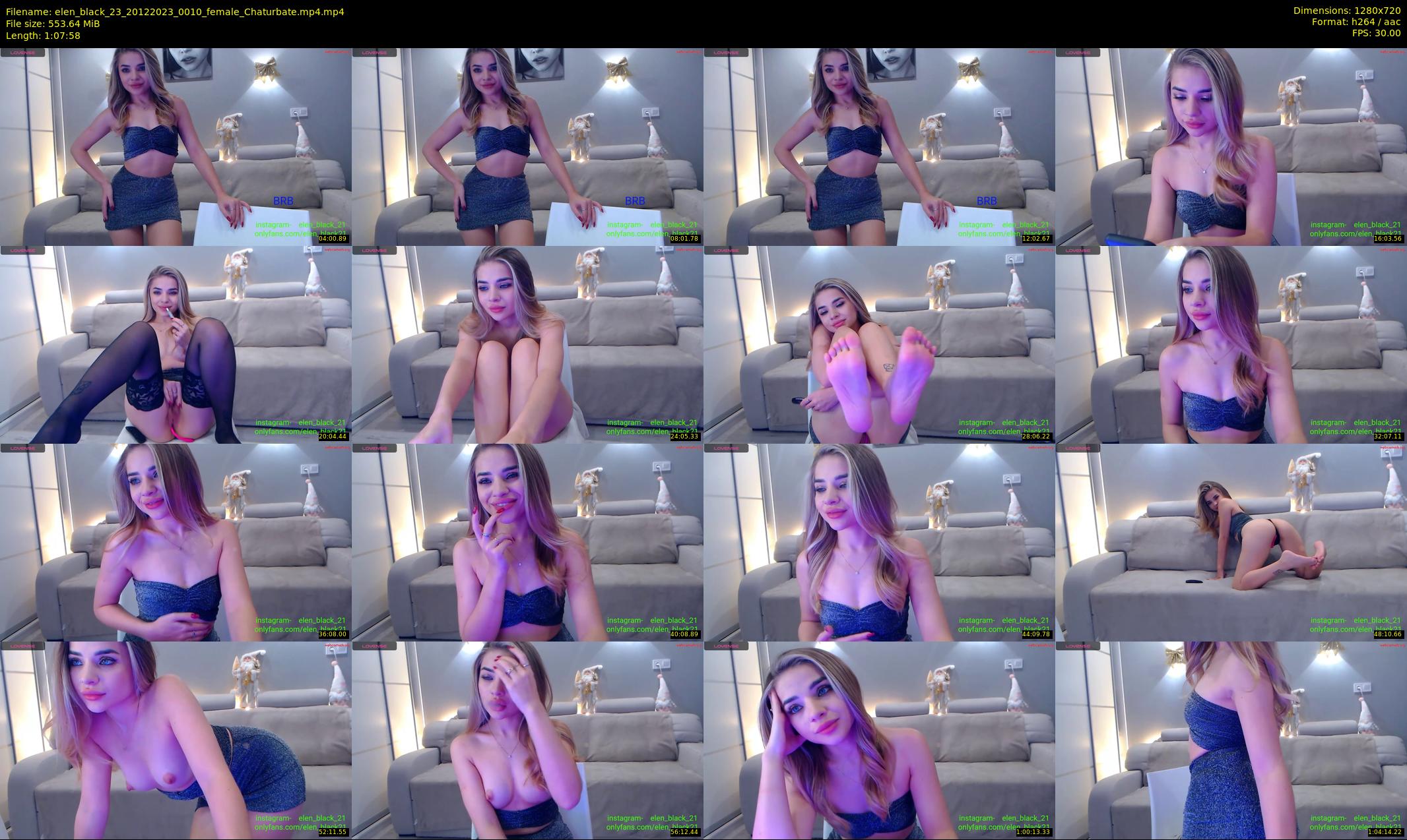 elen_black_23 — 68 minute Chaturbate female cam show recording, 720p, Dec 20, 2023