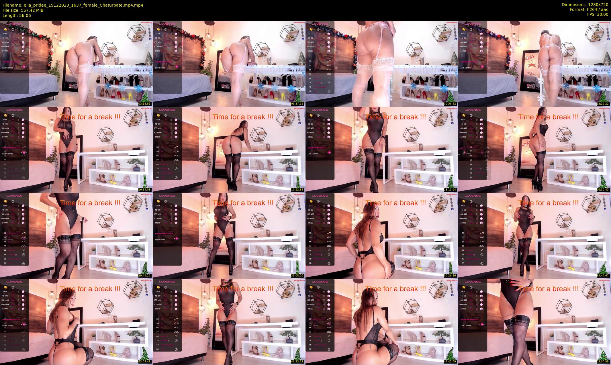 ella_pridee — 57 minute Chaturbate female cam show recording, 720p, Dec 19, 2023