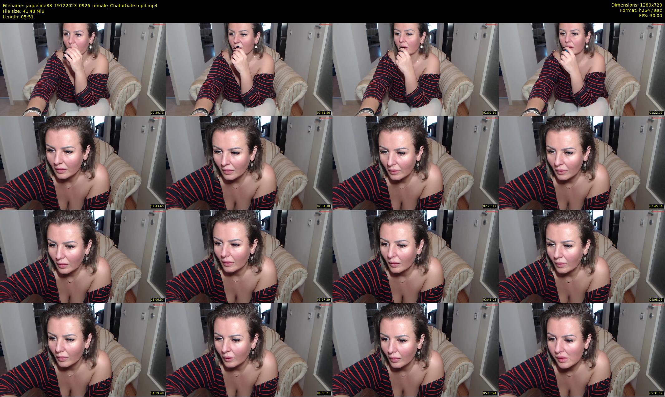 jaqueline88 — 6 minute Chaturbate female cam show recording, 720p, Dec 19, 2023