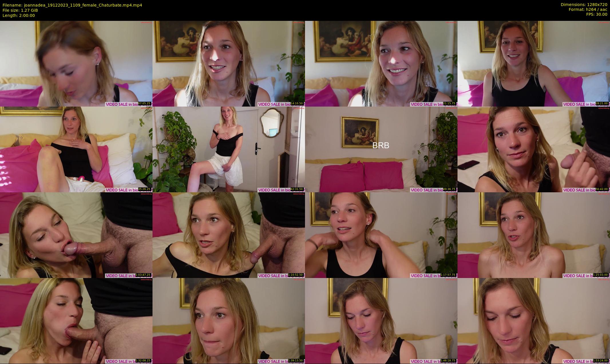 joannadea — 120 minute Chaturbate female cam show recording, 720p, Dec 19, 2023