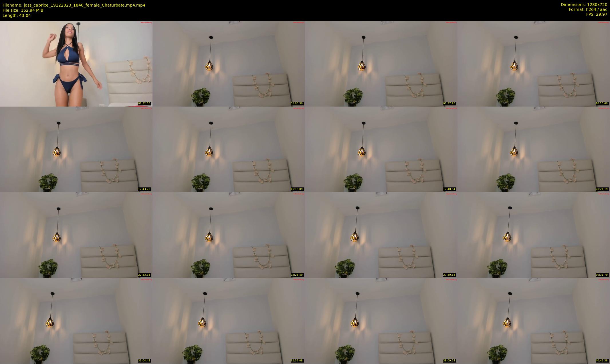 joss_caprice — 44 minute Chaturbate female cam show recording, 720p, Dec 19, 2023