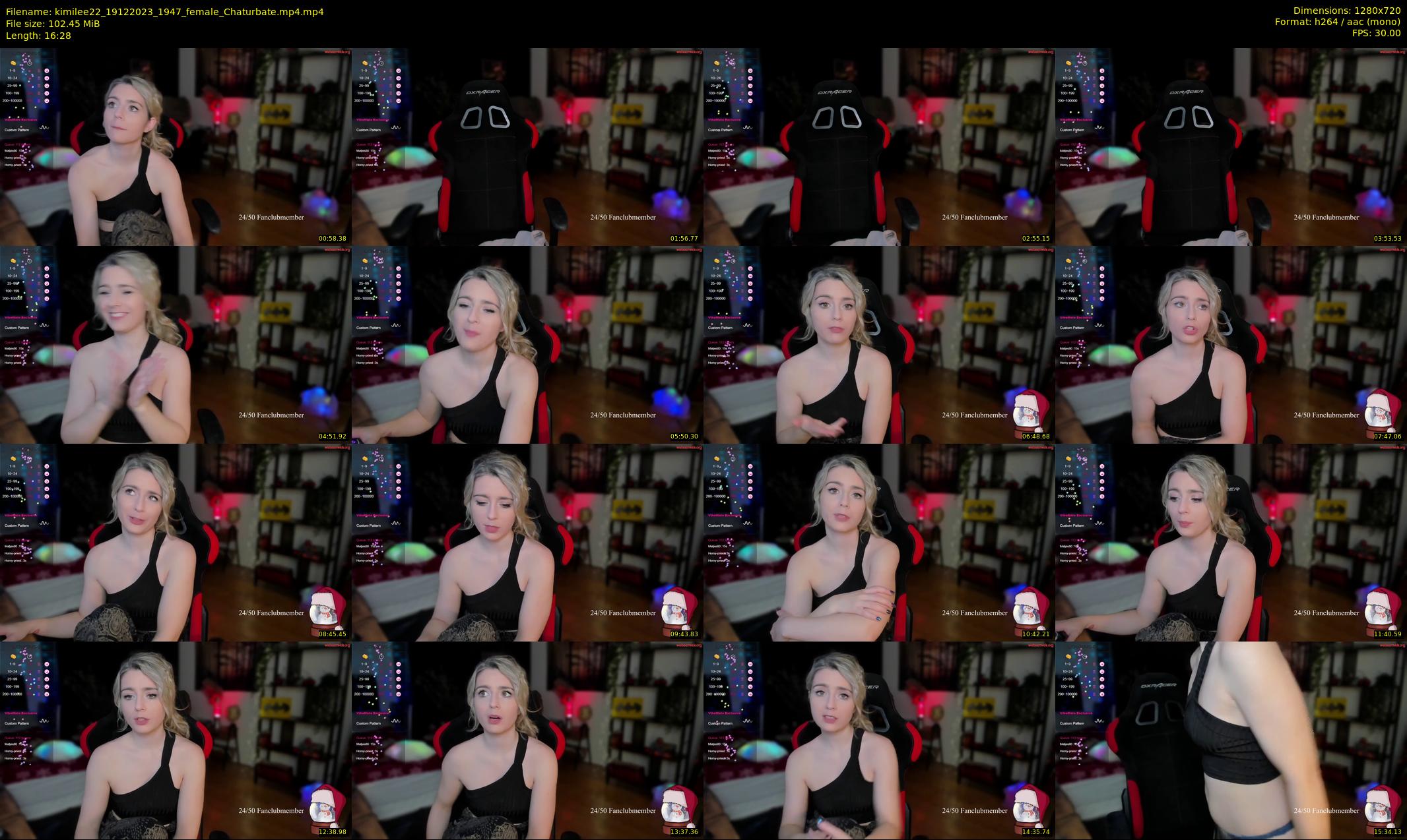 kimilee22 — 17 minute Chaturbate female cam show recording, 720p, Dec 19, 2023