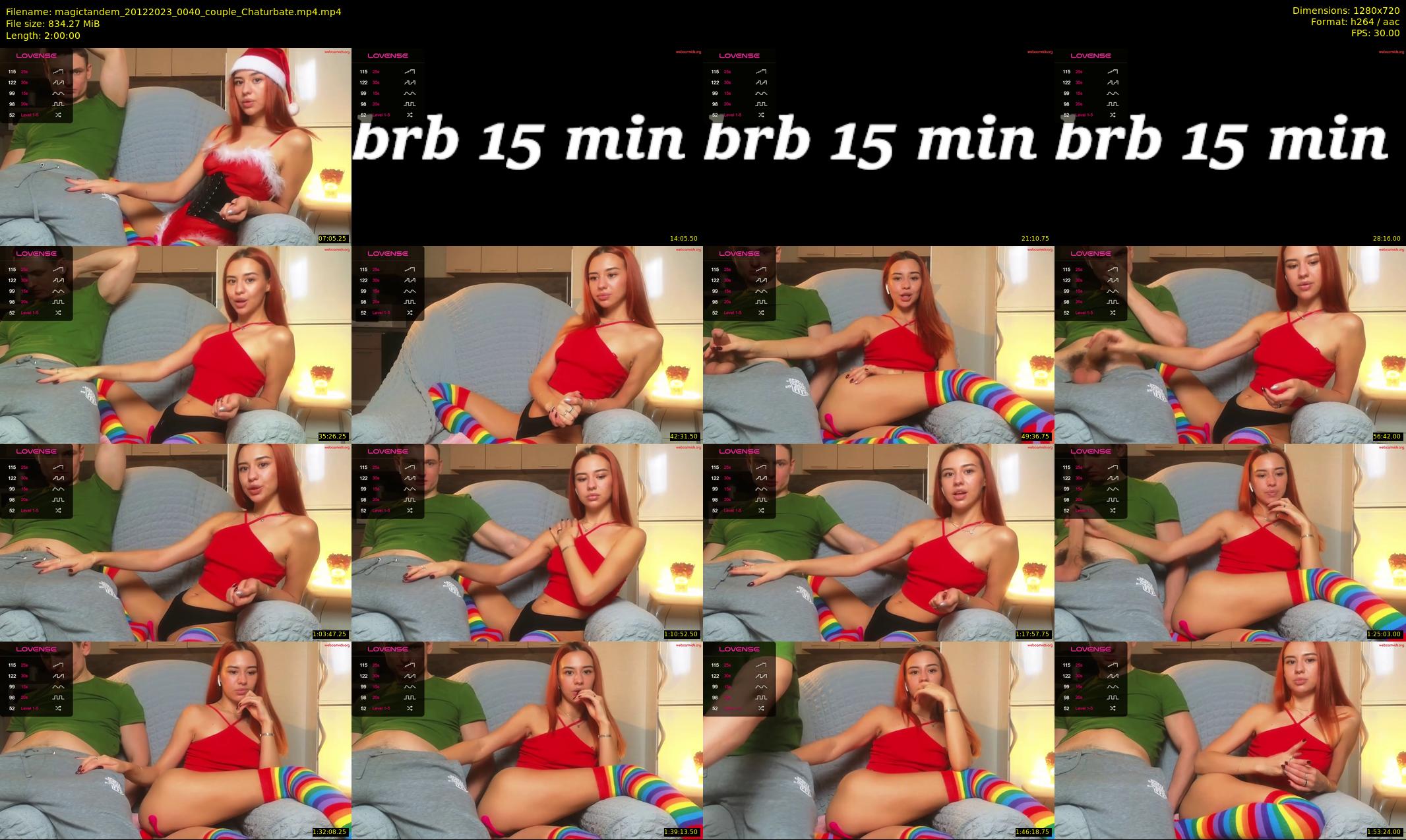 magictandem — 120 minute Chaturbate couple cam show recording, 720p, Dec 20, 2023