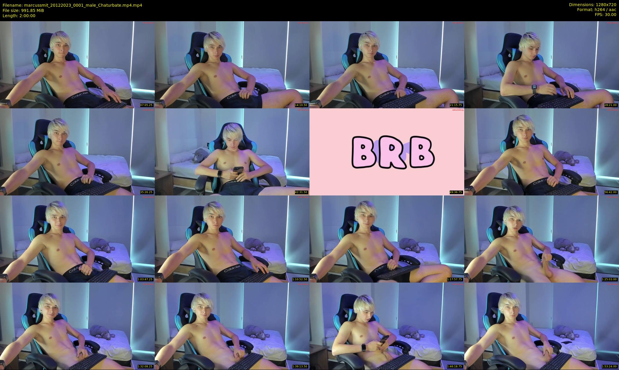 marcussmit — 120 minute Chaturbate male cam show recording, 720p, Dec 20, 2023