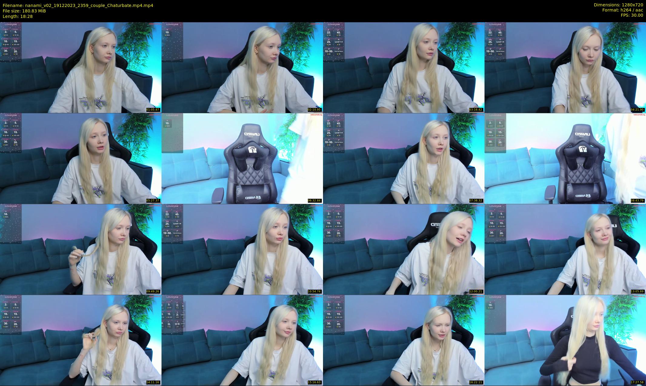 nanami_v02 — 19 minute Chaturbate couple cam show recording, 720p, Dec 19, 2023