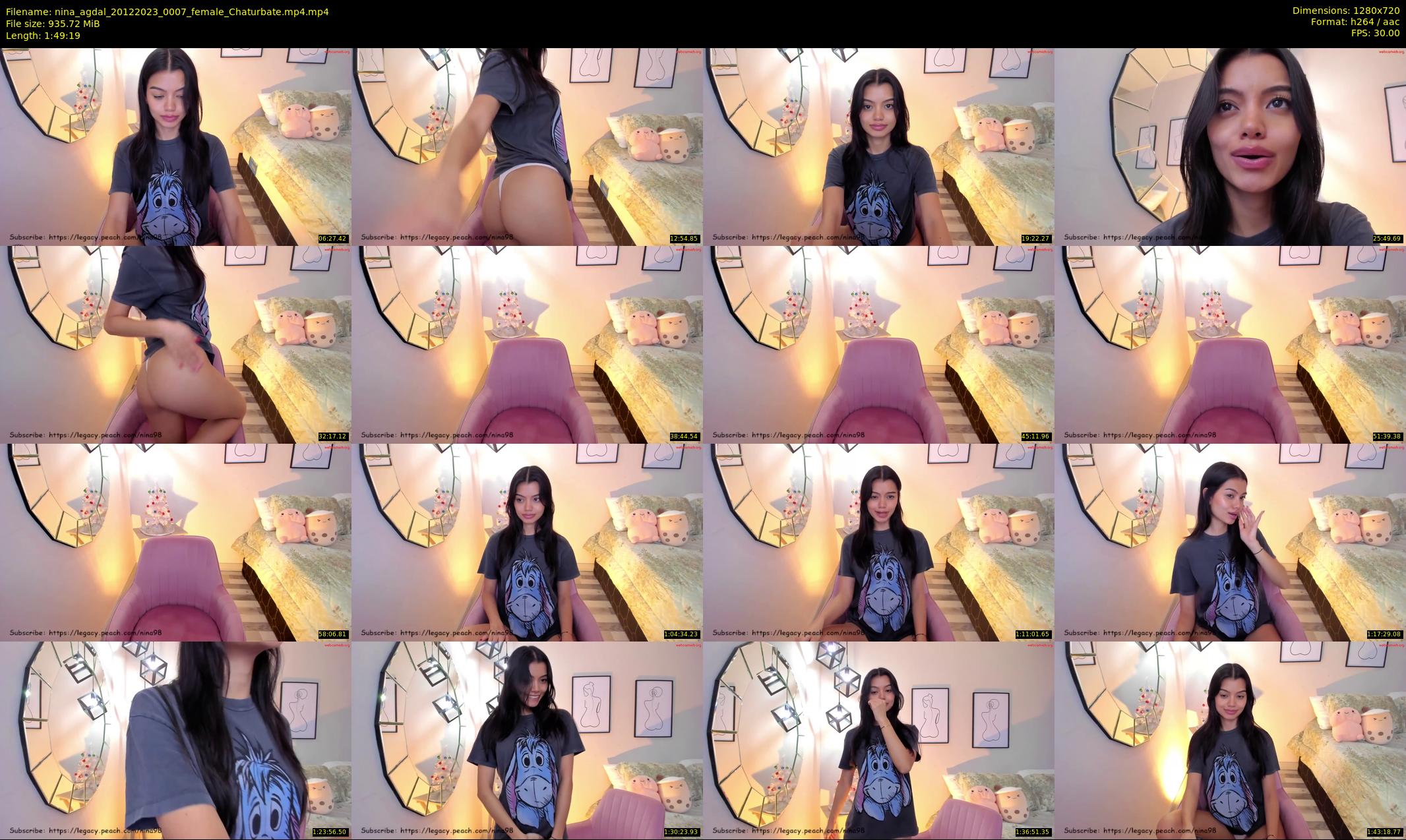nina_agdal — 110 minute Chaturbate female cam show recording, 720p, Dec 20, 2023
