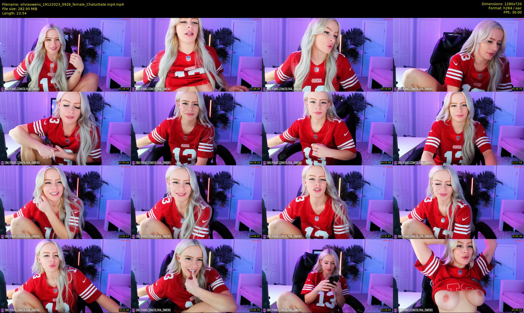 oliviaowens — 24 minute Chaturbate female cam show recording, 720p, Dec 19, 2023