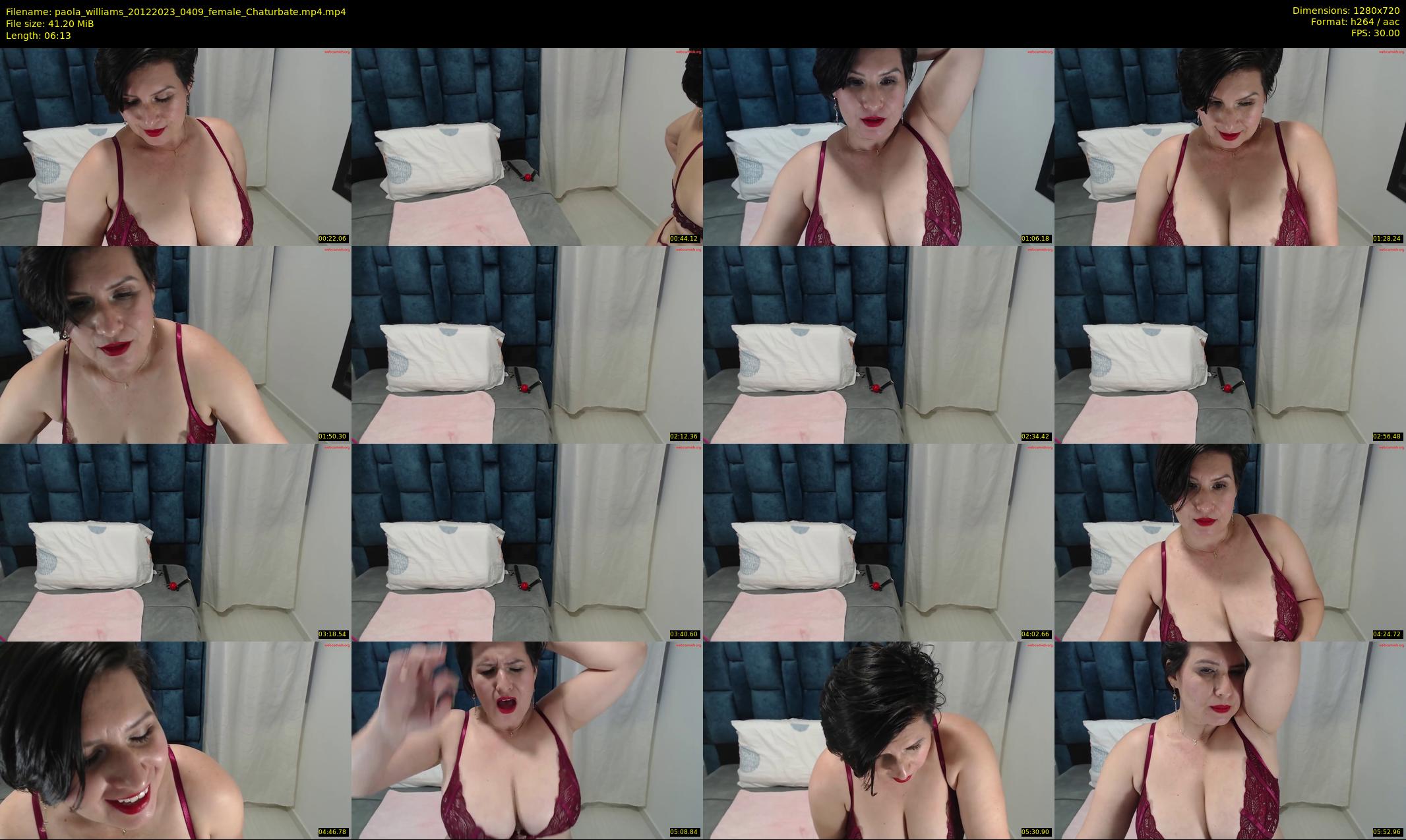 paola_williams — 7 minute Chaturbate female cam show recording, 720p, Dec 20, 2023