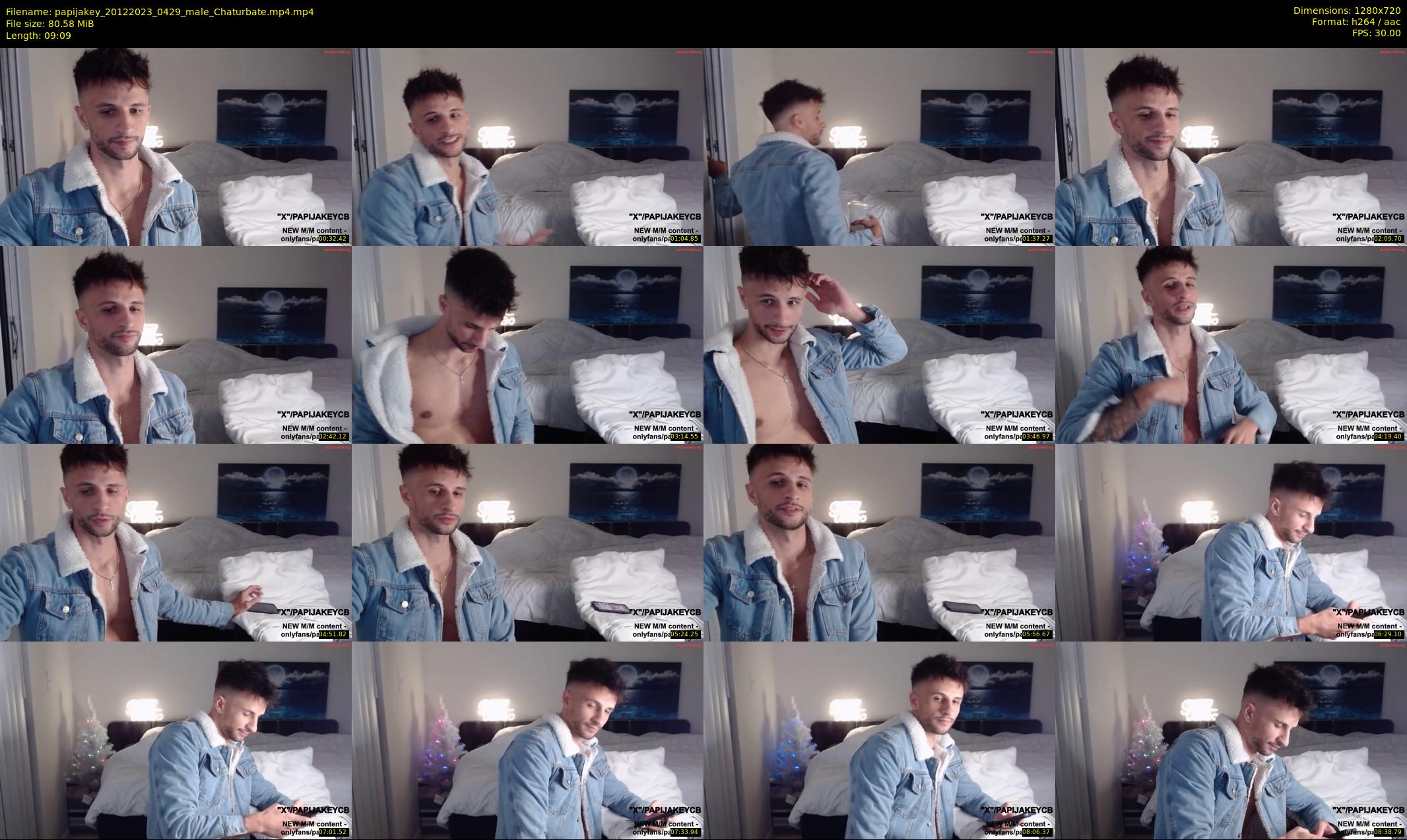 papijakey — 10 minute Chaturbate male cam show recording, 720p, Dec 20, 2023