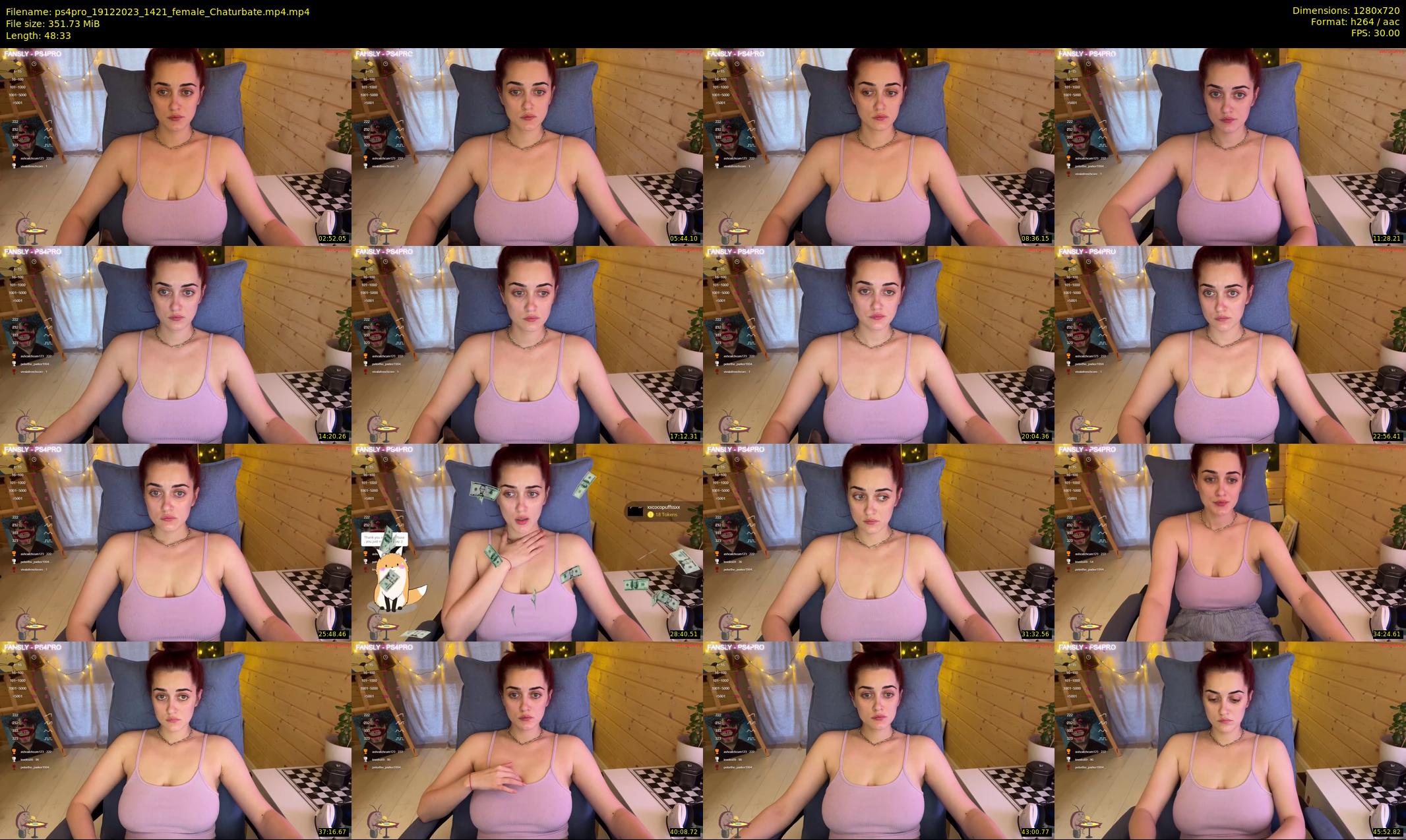 ps4pro — 49 minute Chaturbate female cam show recording, 720p, Dec 19, 2023