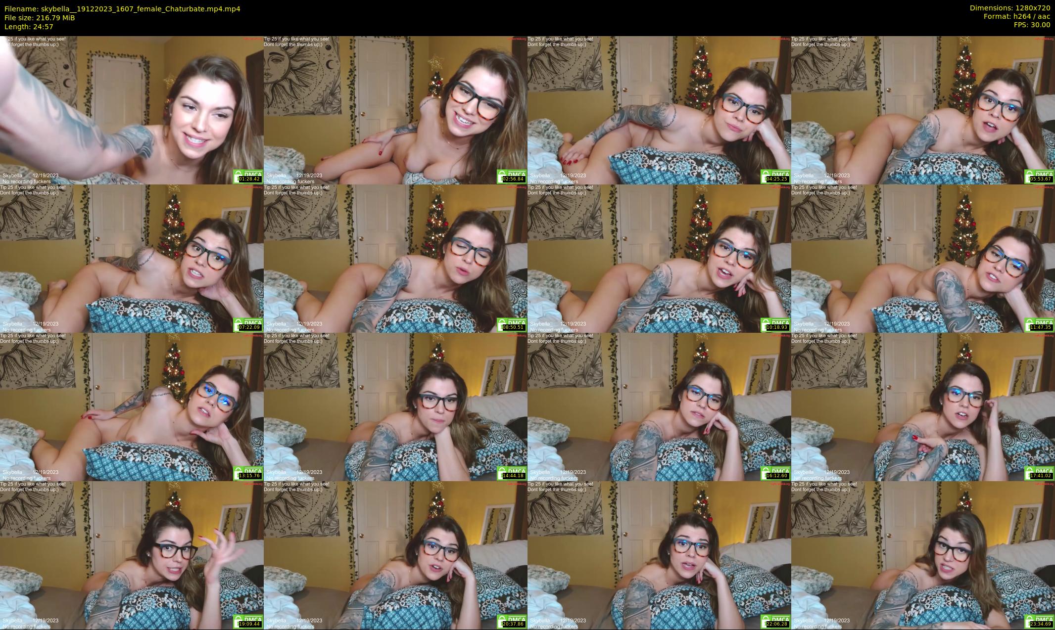 skybella_ — 25 minute Chaturbate female cam show recording, 720p, Dec 19, 2023
