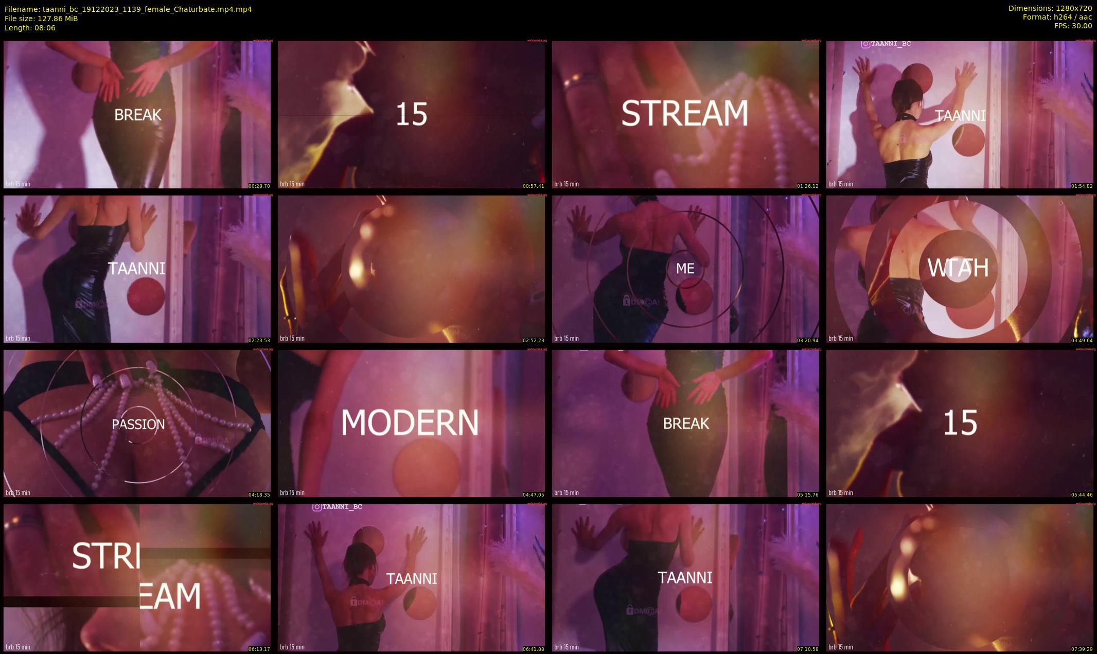 taanni_bc — 9 minute Chaturbate female cam show recording, 720p, Dec 19, 2023