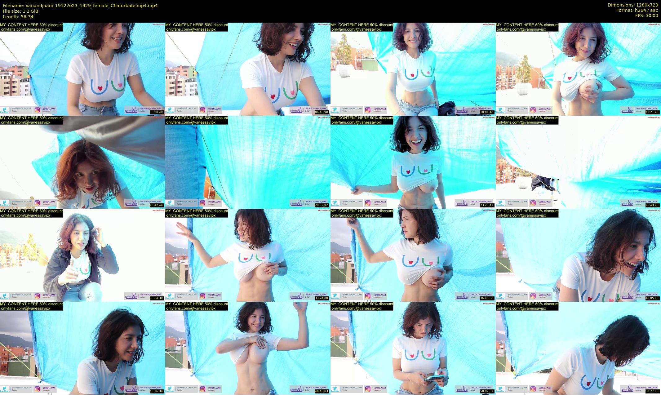 vanandjuani — 57 minute Chaturbate female cam show recording, 720p, Dec 19, 2023