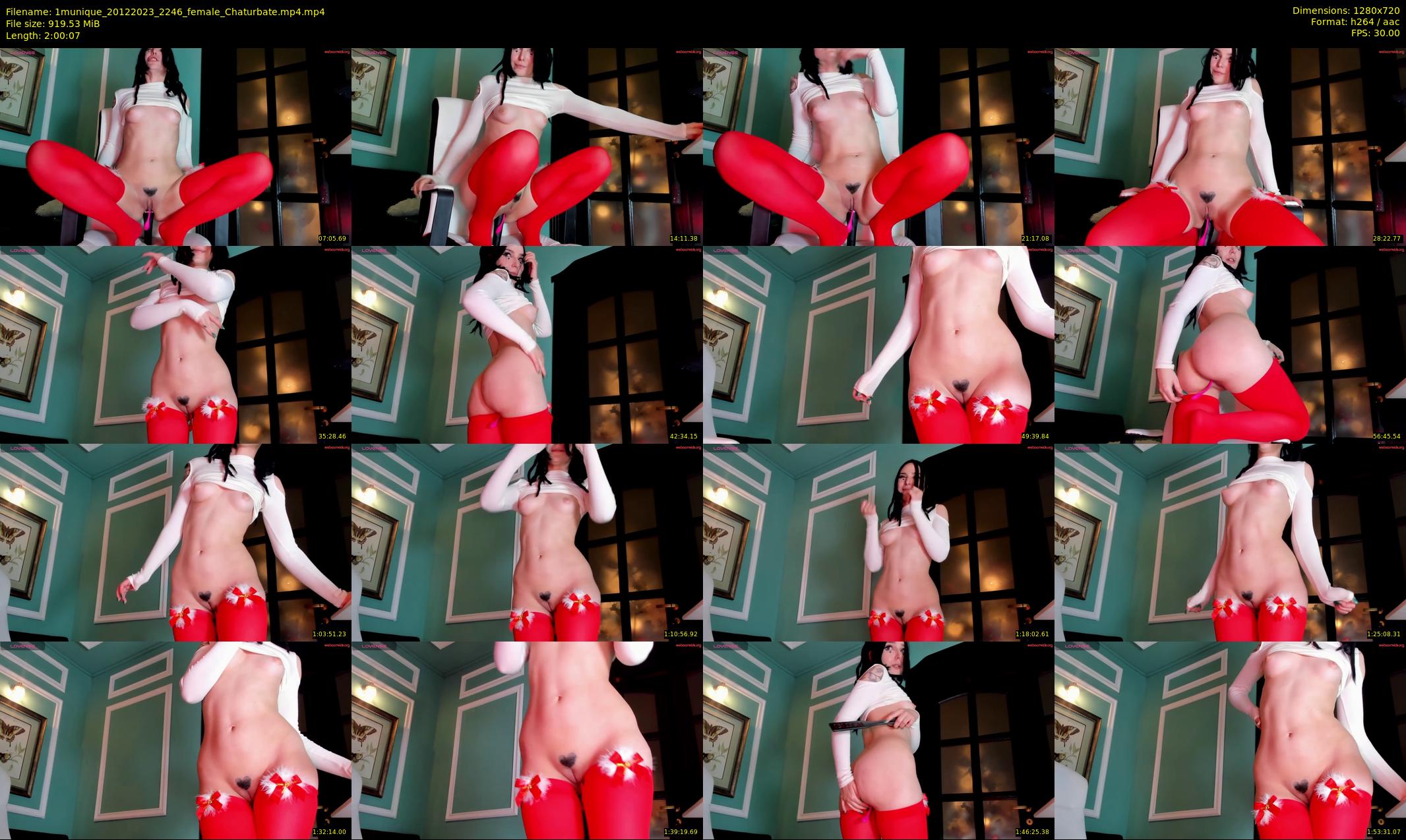 1munique — 121 minute Chaturbate female cam show recording, 720p, Dec 20, 2023