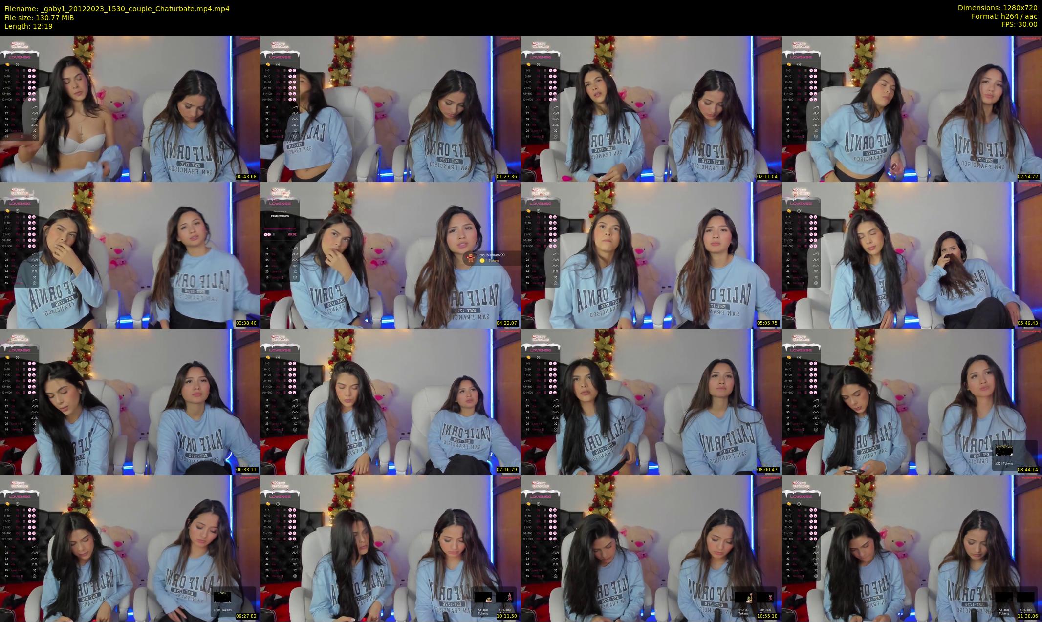 _gaby1 — 13 minute Chaturbate female cam show recording, 720p, Dec 20, 2023