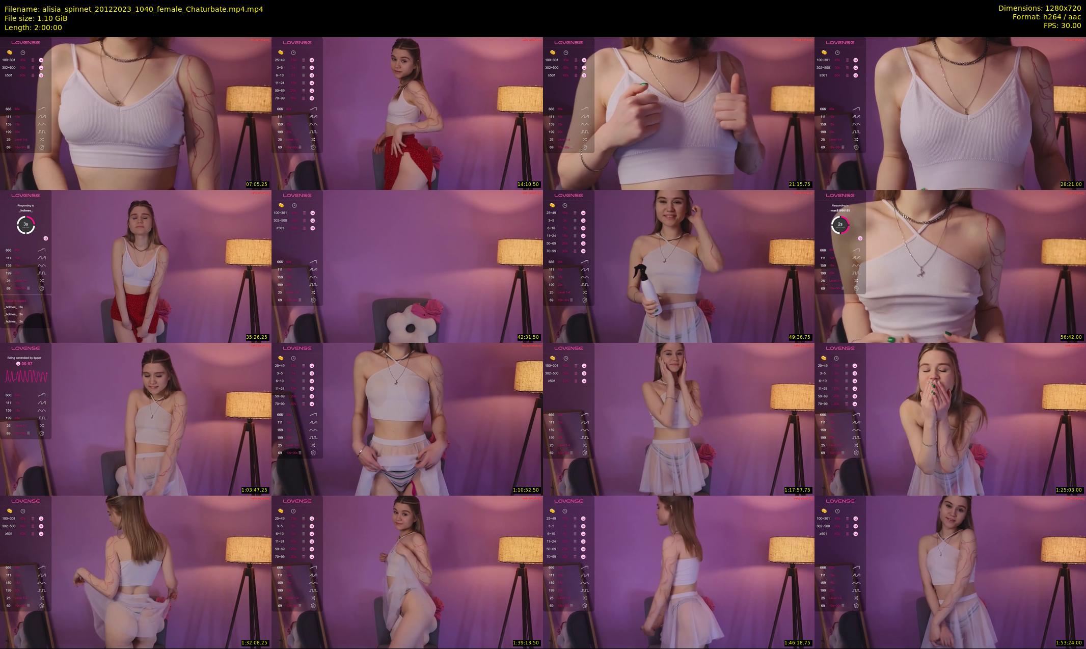 alisia_spinnet — 120 minute Chaturbate female cam show recording, 720p, Dec 20, 2023