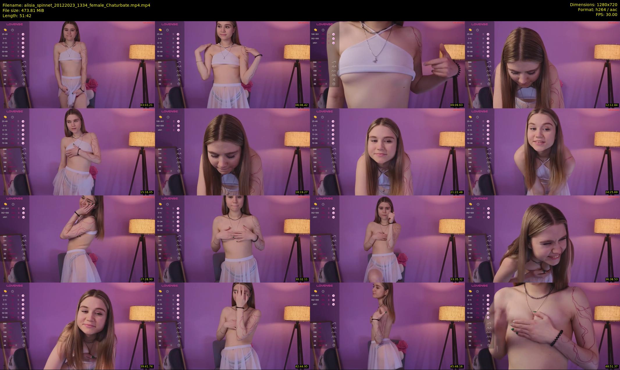 alisia_spinnet — 52 minute Chaturbate female cam show recording, 720p, Dec 20, 2023