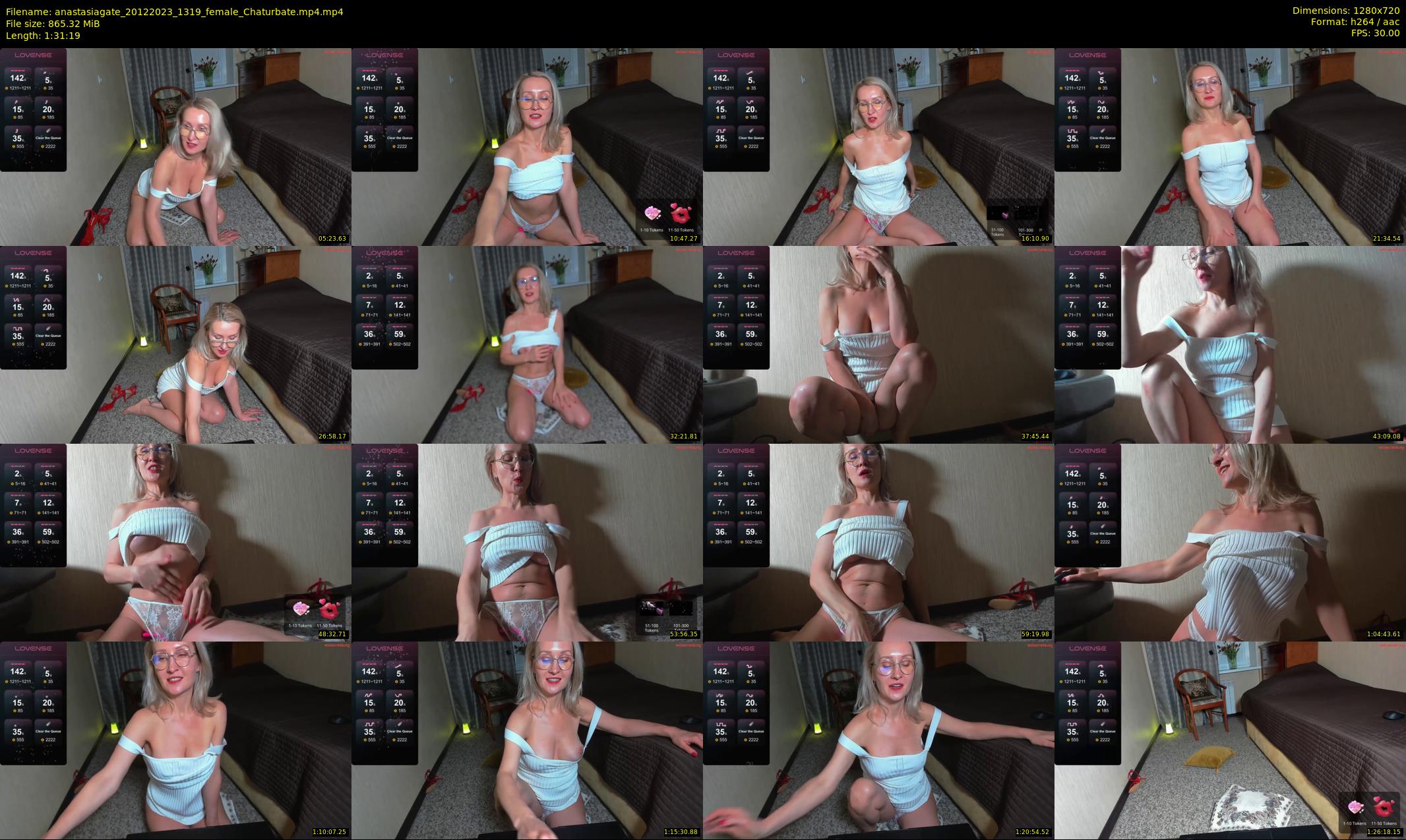 anastasiagate — 92 minute Chaturbate female cam show recording, 720p, Dec 20, 2023