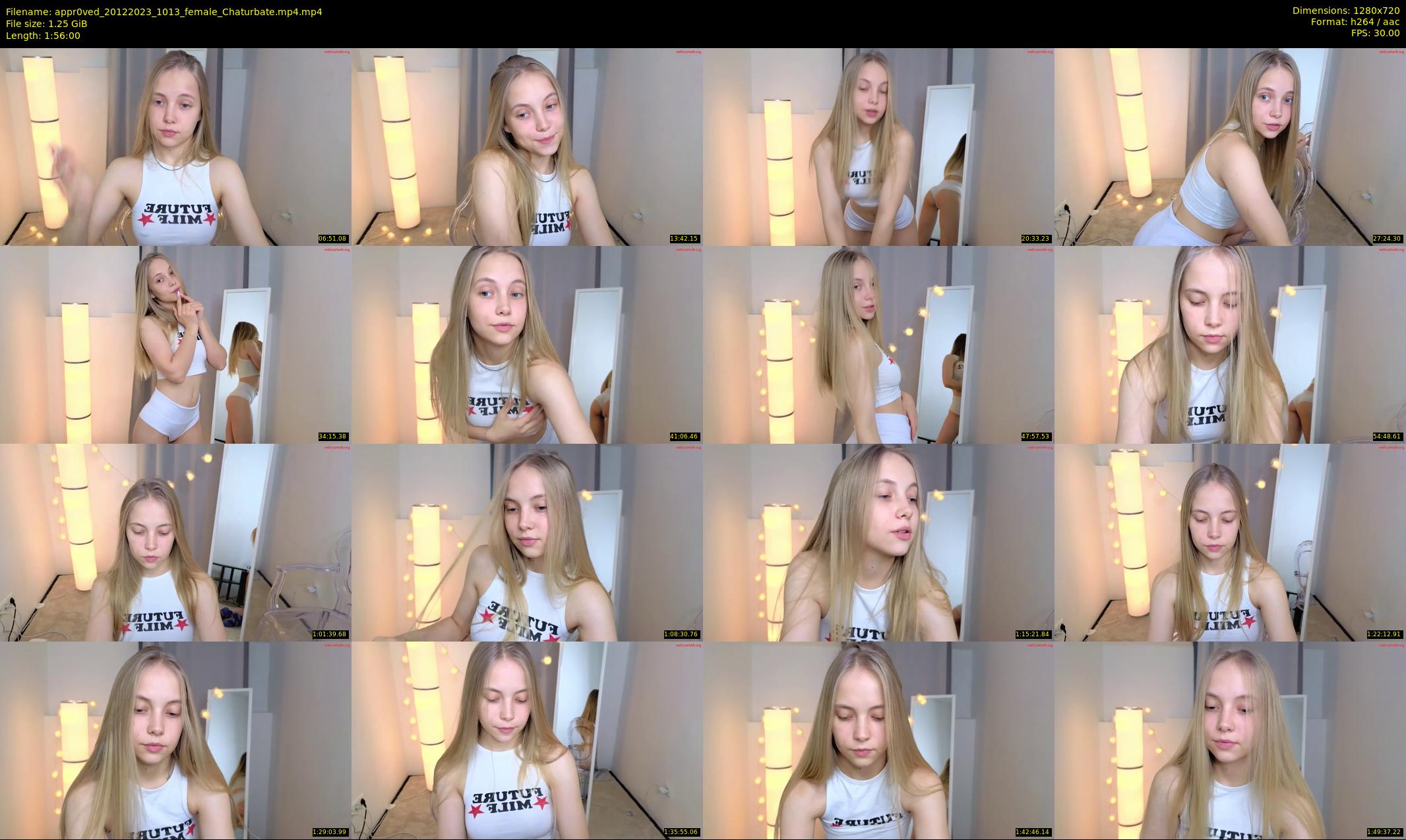 appr0ved — 116 minute Chaturbate female cam show recording, 720p, Dec 20, 2023