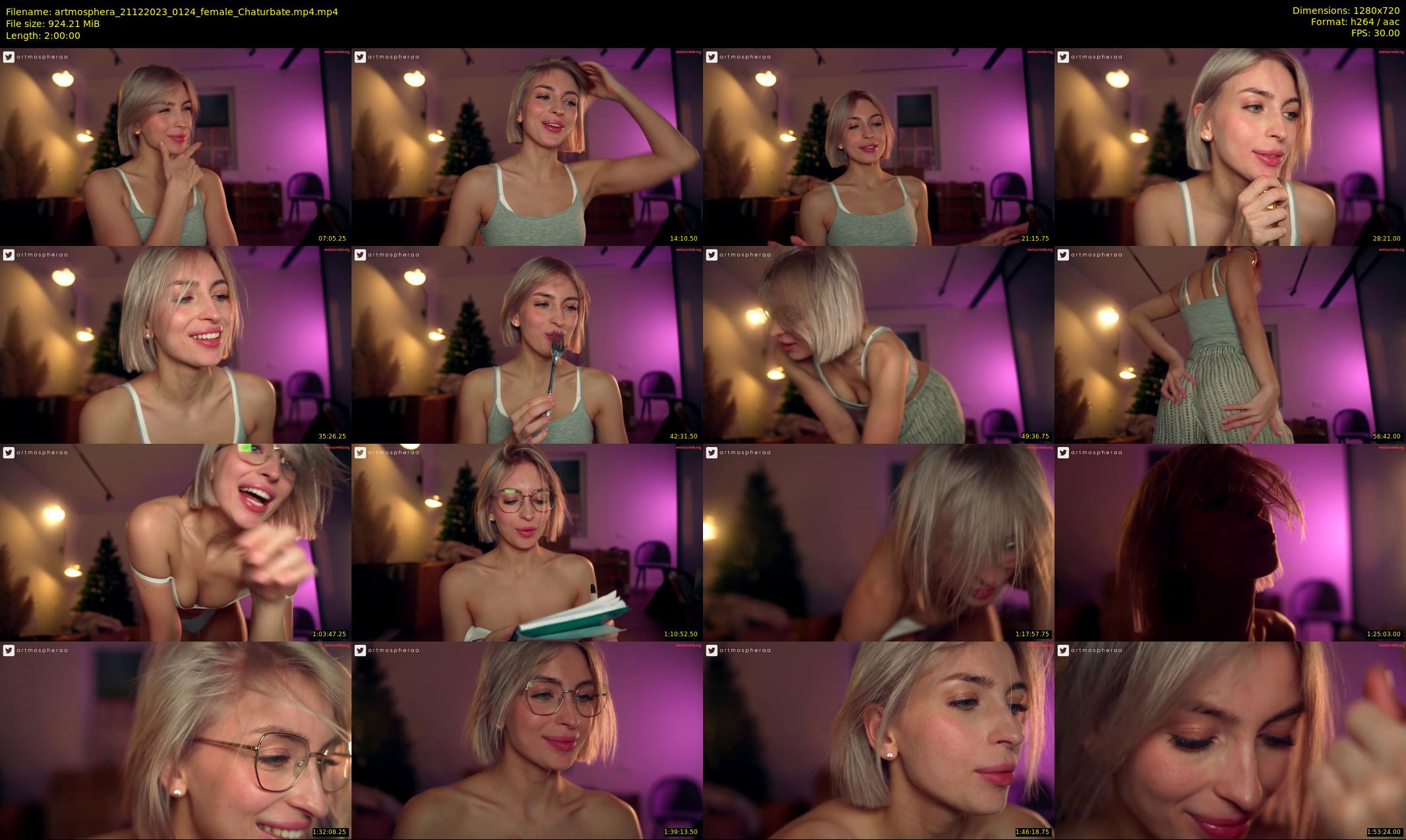 artmosphera — 120 minute Chaturbate female cam show recording, 720p, Dec 21, 2023