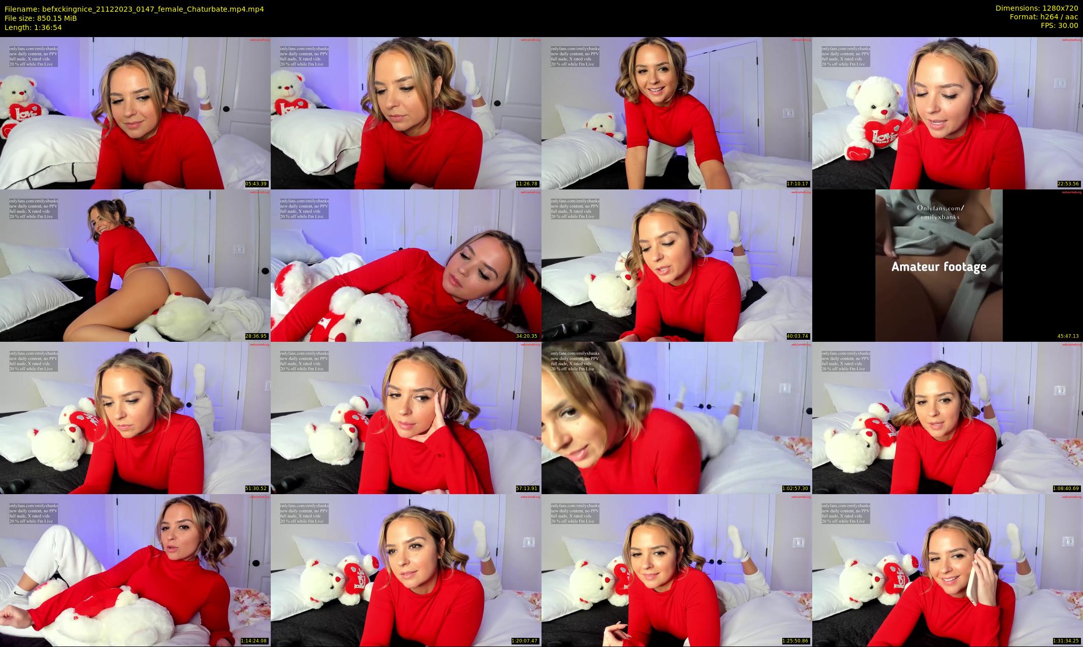 befxckingnice — 97 minute Chaturbate female cam show recording, 720p, Dec 21, 2023