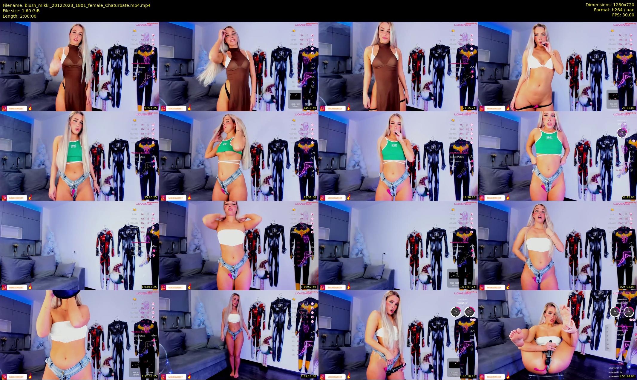 blush_mikki — 120 minute Chaturbate female cam show recording, 720p, Dec 20, 2023