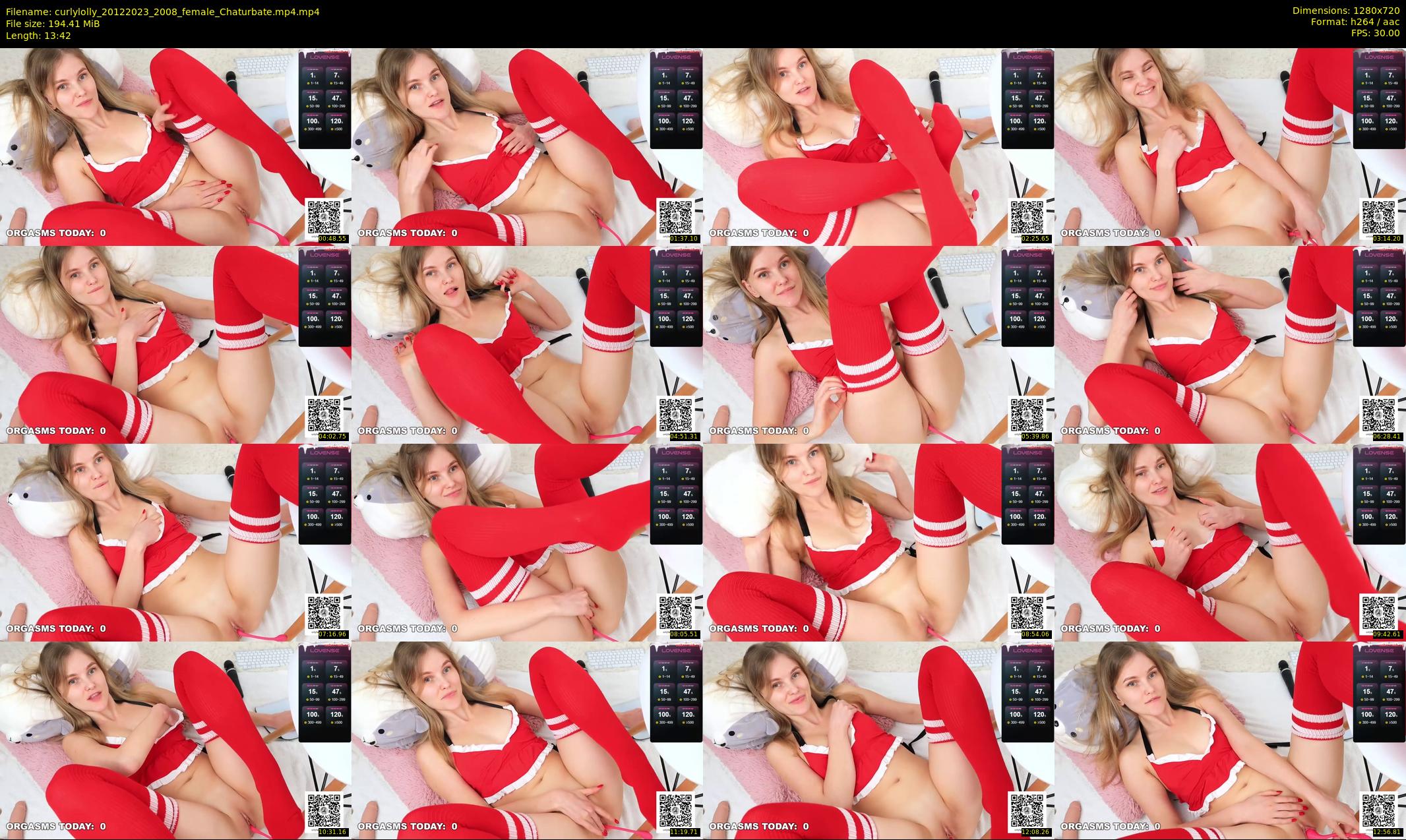 curlylolly — 14 minute Chaturbate female cam show recording, 720p, Dec 20, 2023