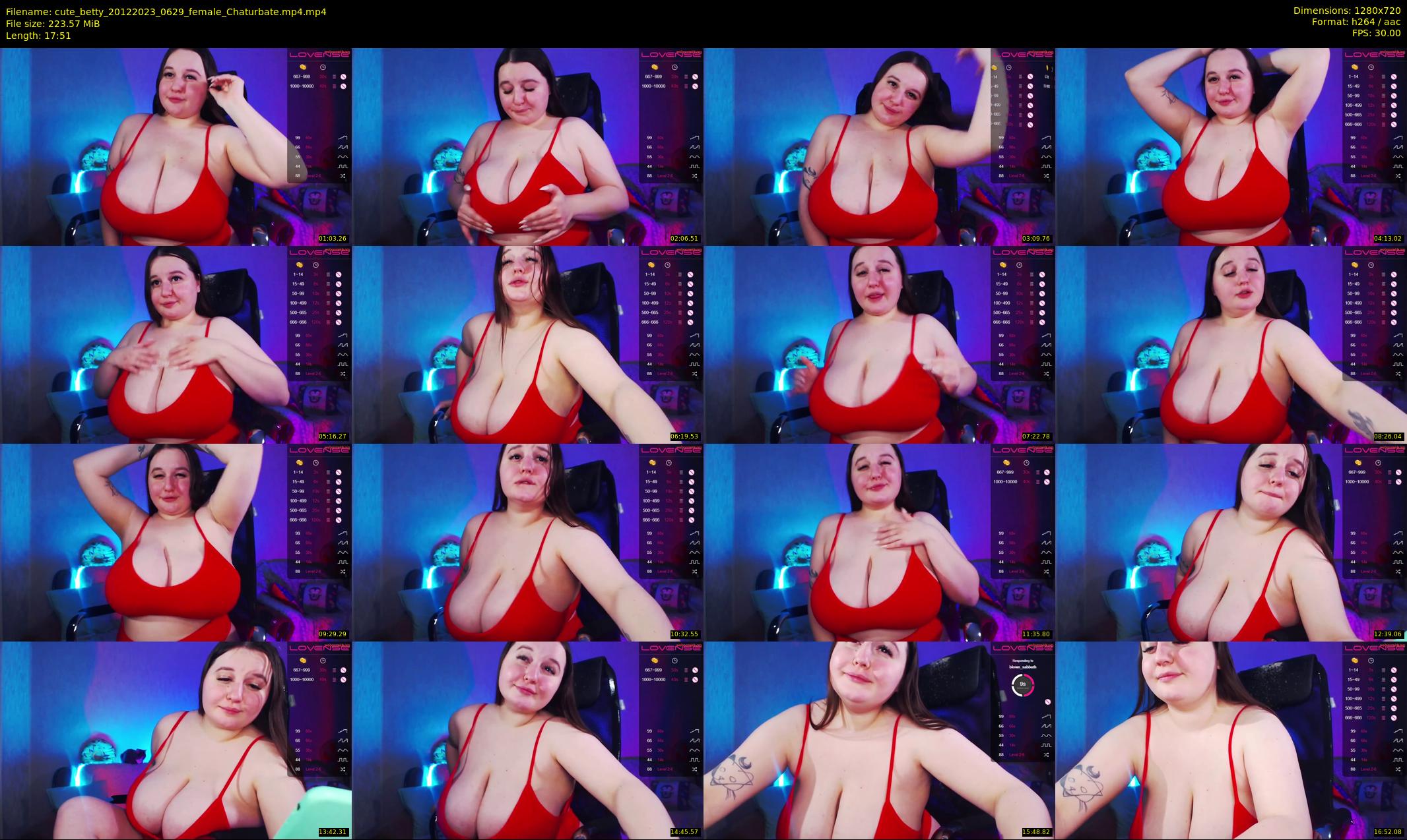cute_betty — 18 minute Chaturbate female cam show recording, 720p, Dec 20, 2023