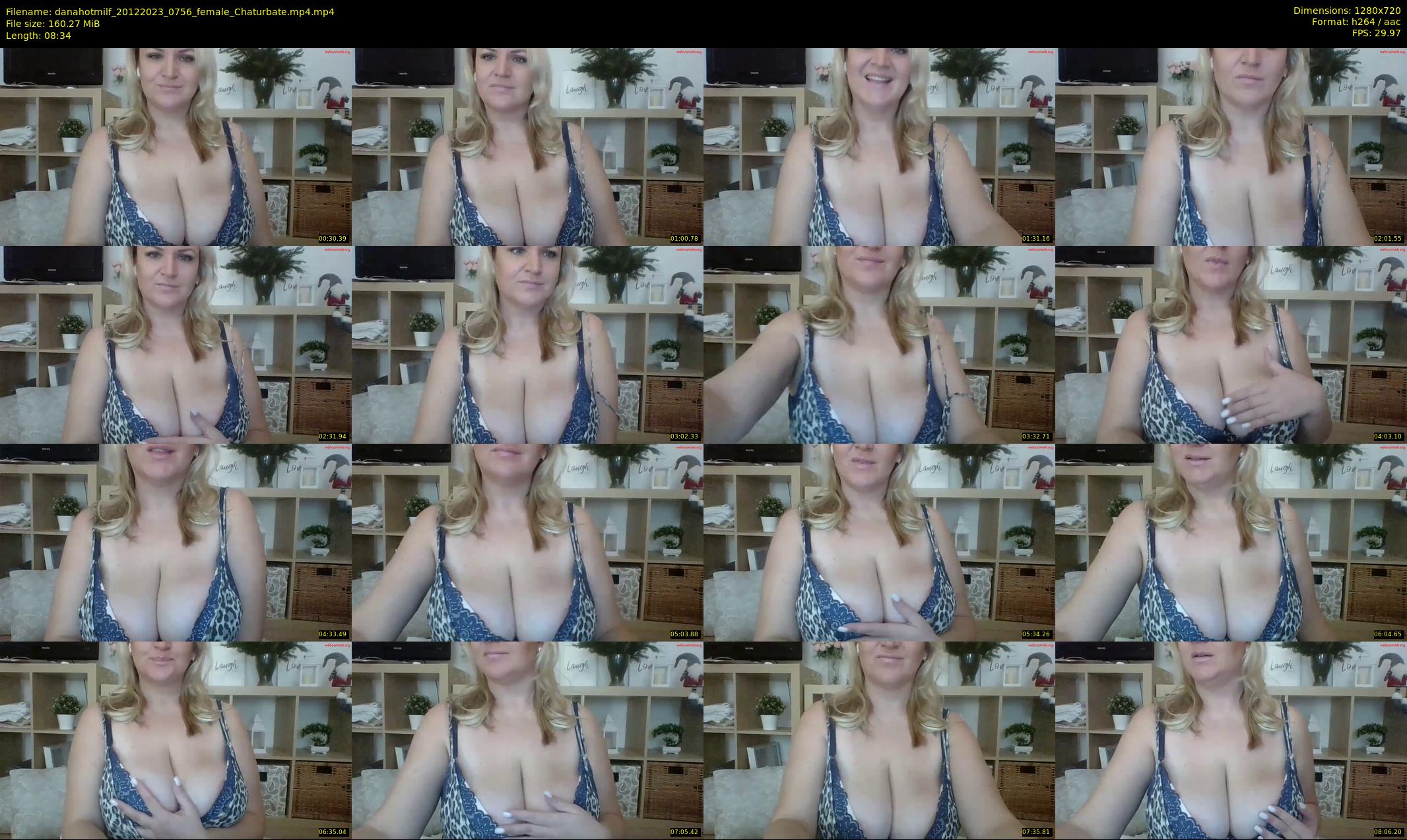 danahotmilf — 9 minute Chaturbate female cam show recording, 720p, Dec 20, 2023